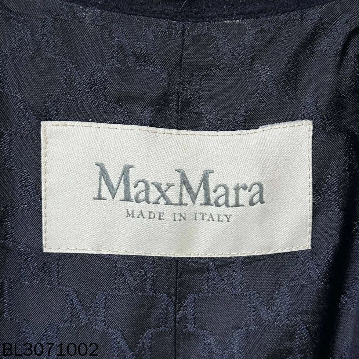 Max Mara Max Mara 101801 Navy Blue Long Coat 36 98 New Size XS / US 0-2 / IT 36-38 - 5 Thumbnail