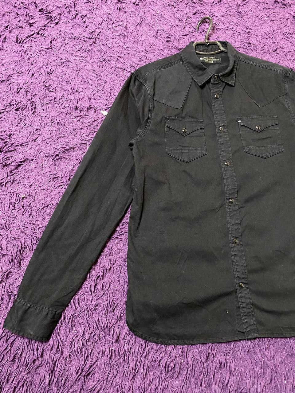 Allsaints Allsaints Overshirt Streetwear Vintage Grunge SHIRT Size US S / EU 44-46 / 1 - 5 Thumbnail
