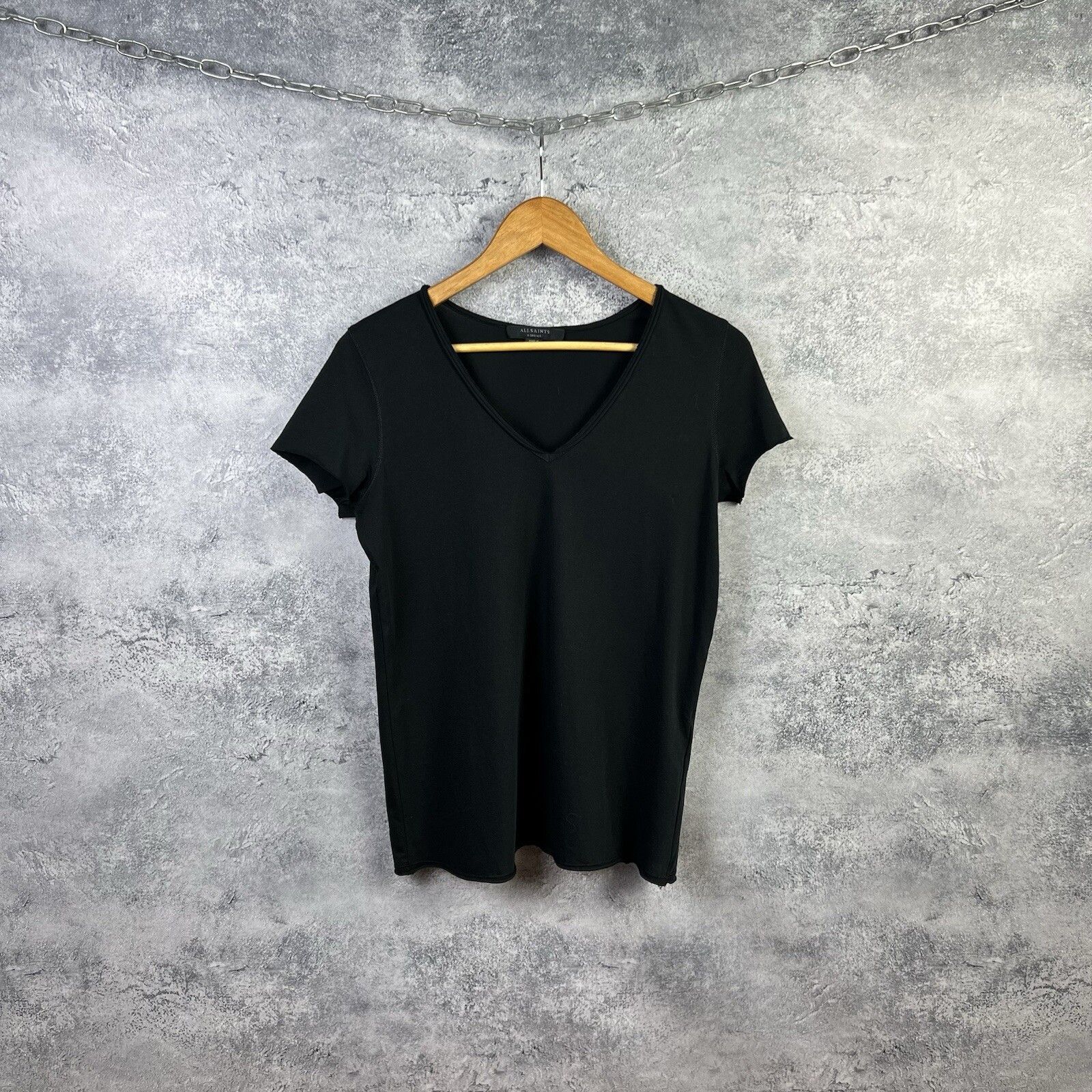 Allsaints Allsaints V-Neck Tee Women's Size XS Short Sleeve Size XS / US 0-2 / IT 36-38 - 1 Thumbnail