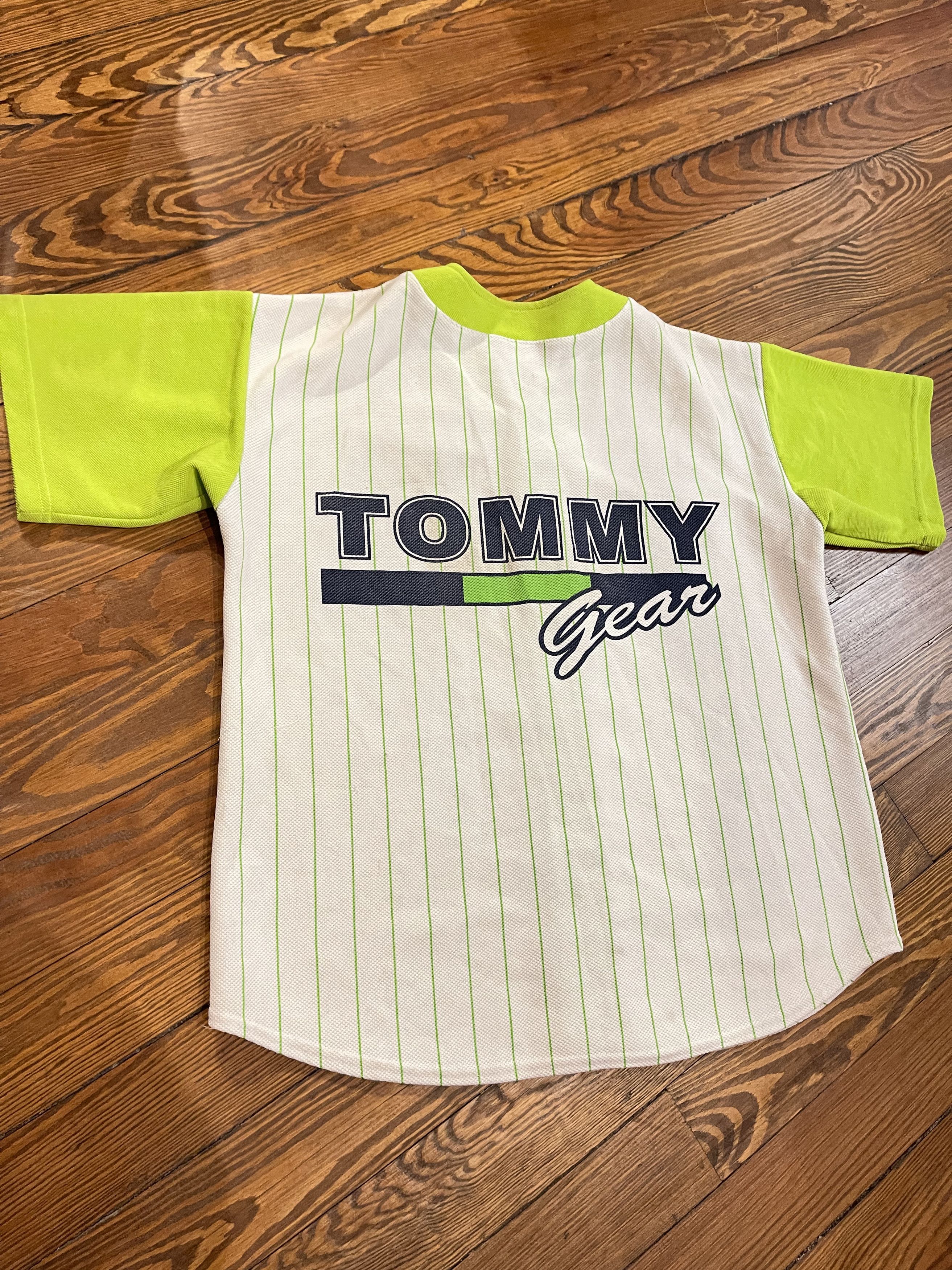 Rap Tees × Tommy Jeans × Vintage 1990's Tommy Jeans Hip-Hop Baseball Jersey Size US L / EU 52-54 / 3 - 7 Thumbnail