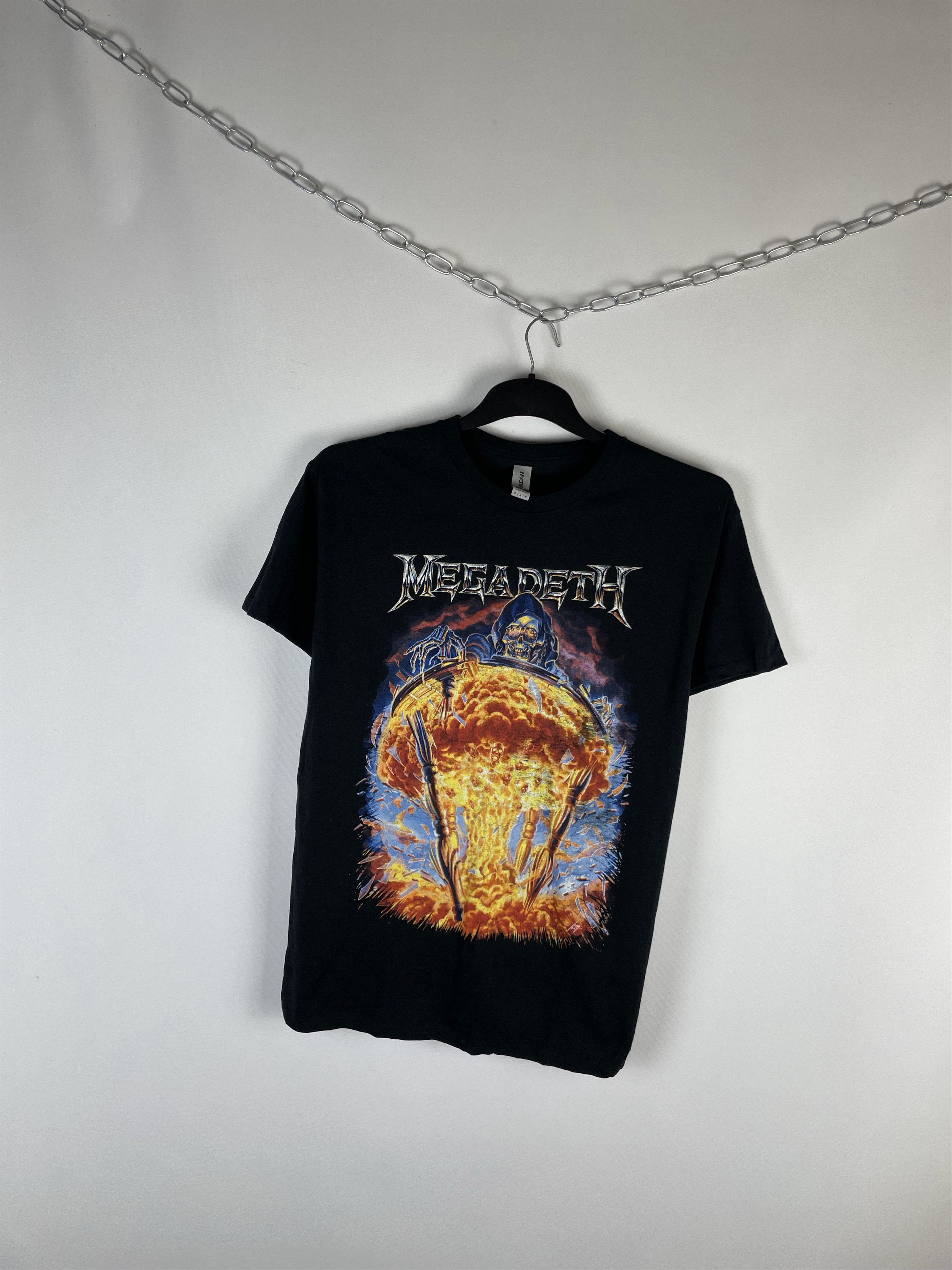 Band Tees × Megadeth × Vintage Vintage Megadeth Band T Shirt Size US M / EU 48-50 / 2 - 2 Thumbnail