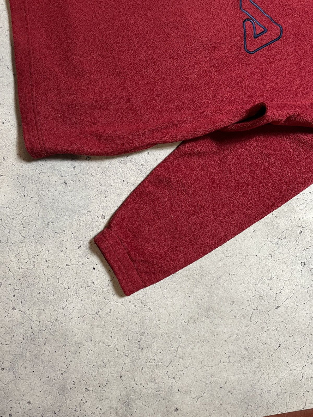 Fila × Vintage Vintage Fleece Sweatshirt Jacket 1/4 Zip Fila Big Logo Y2K Size US M / EU 48-50 / 2 - 4 Thumbnail