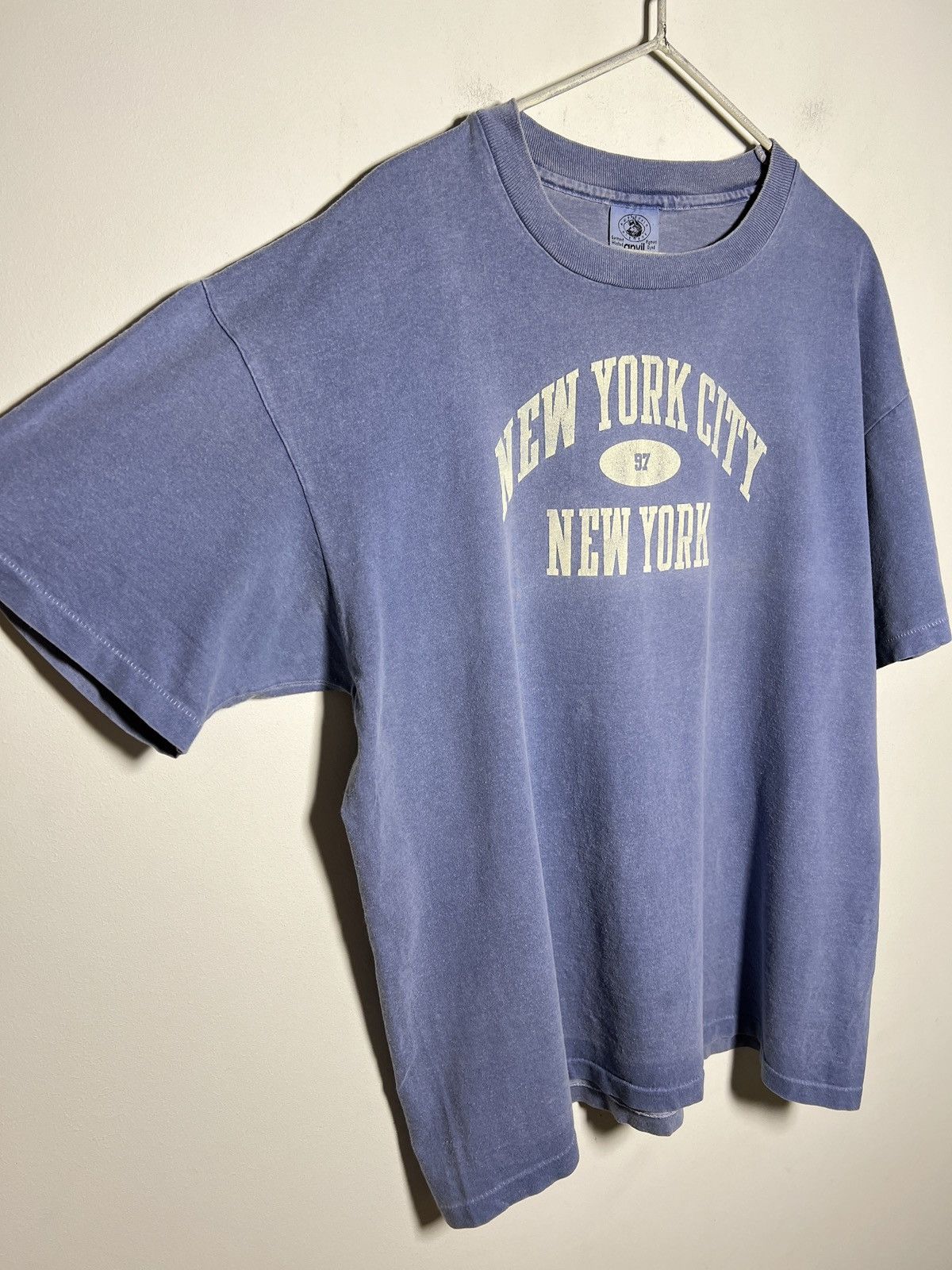 New York Yankees vintage anvil single stitch 1997 new york t shirt Size US L / EU 52-54 / 3 - 5 Thumbnail