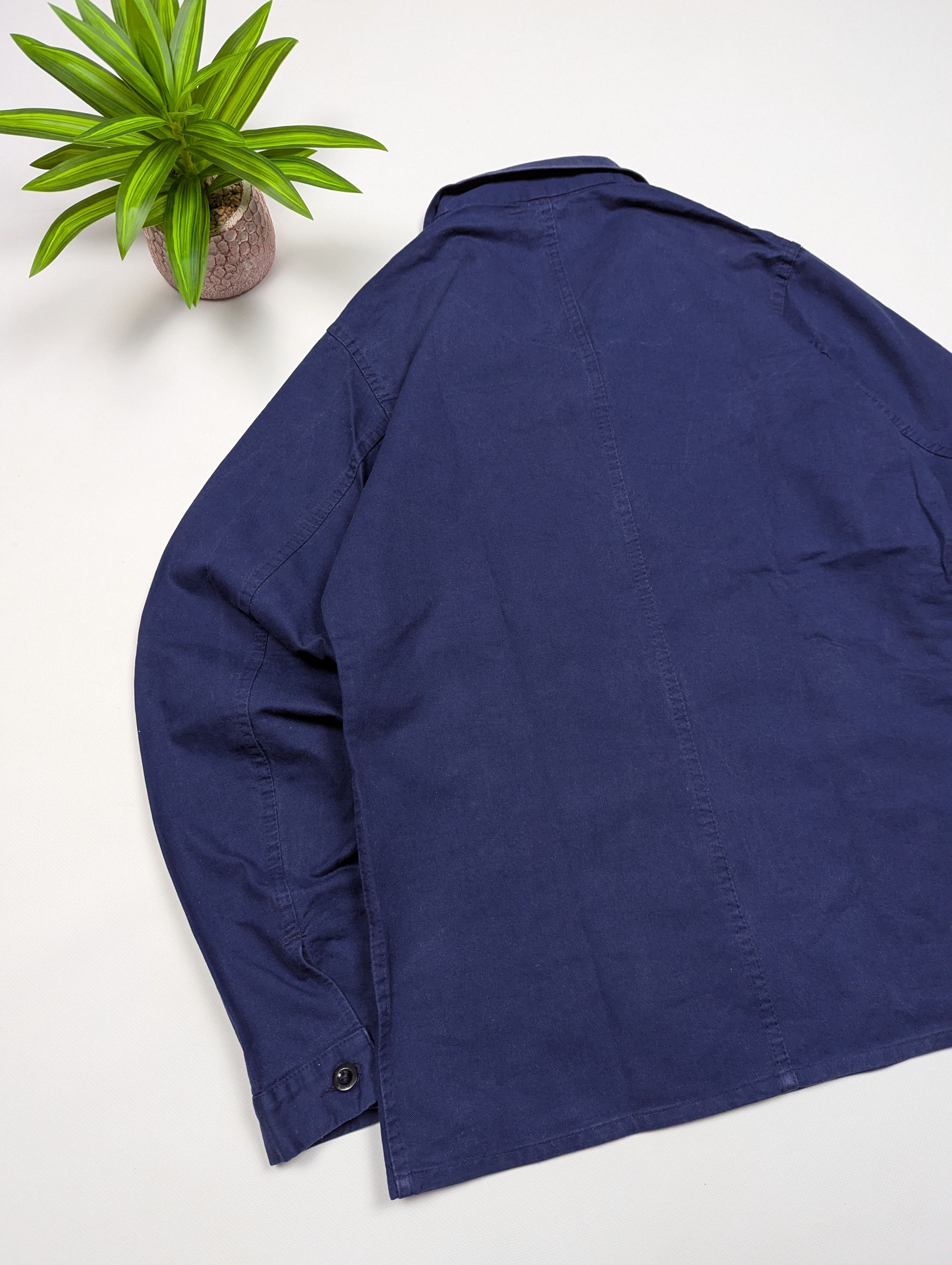 Vintage Vintage Marsum French Work Jacket M Navy Heavy Cotton Size US M / EU 48-50 / 2 - 7 Thumbnail