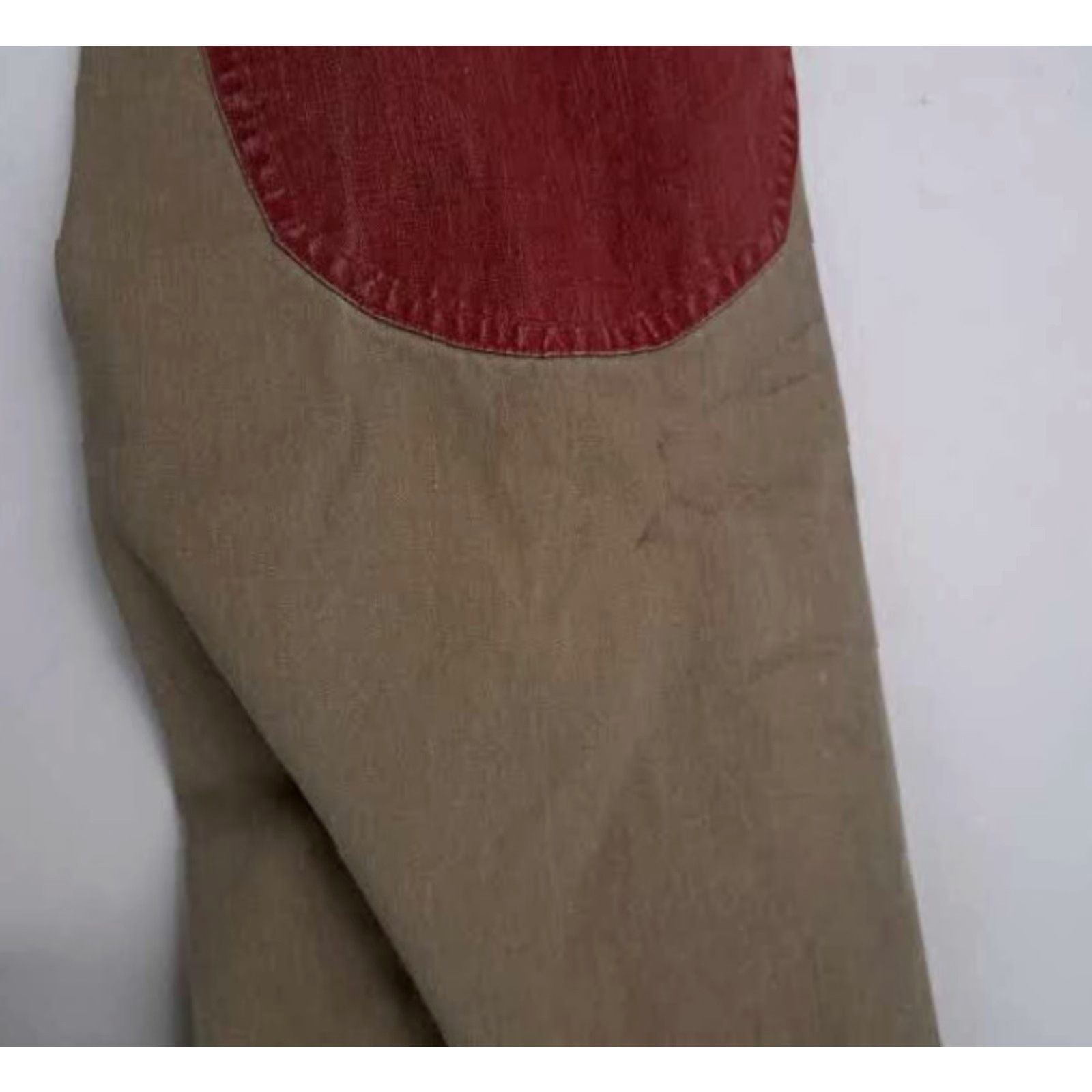 Vintage L.L. Bean Shirt Button-Up Khaki USA Made Full Button Long Sleeve Pockets Beige 31in Long Mens Large Casual Canvas Cotton Size US L / EU 52-54 / 3 - 7 Thumbnail