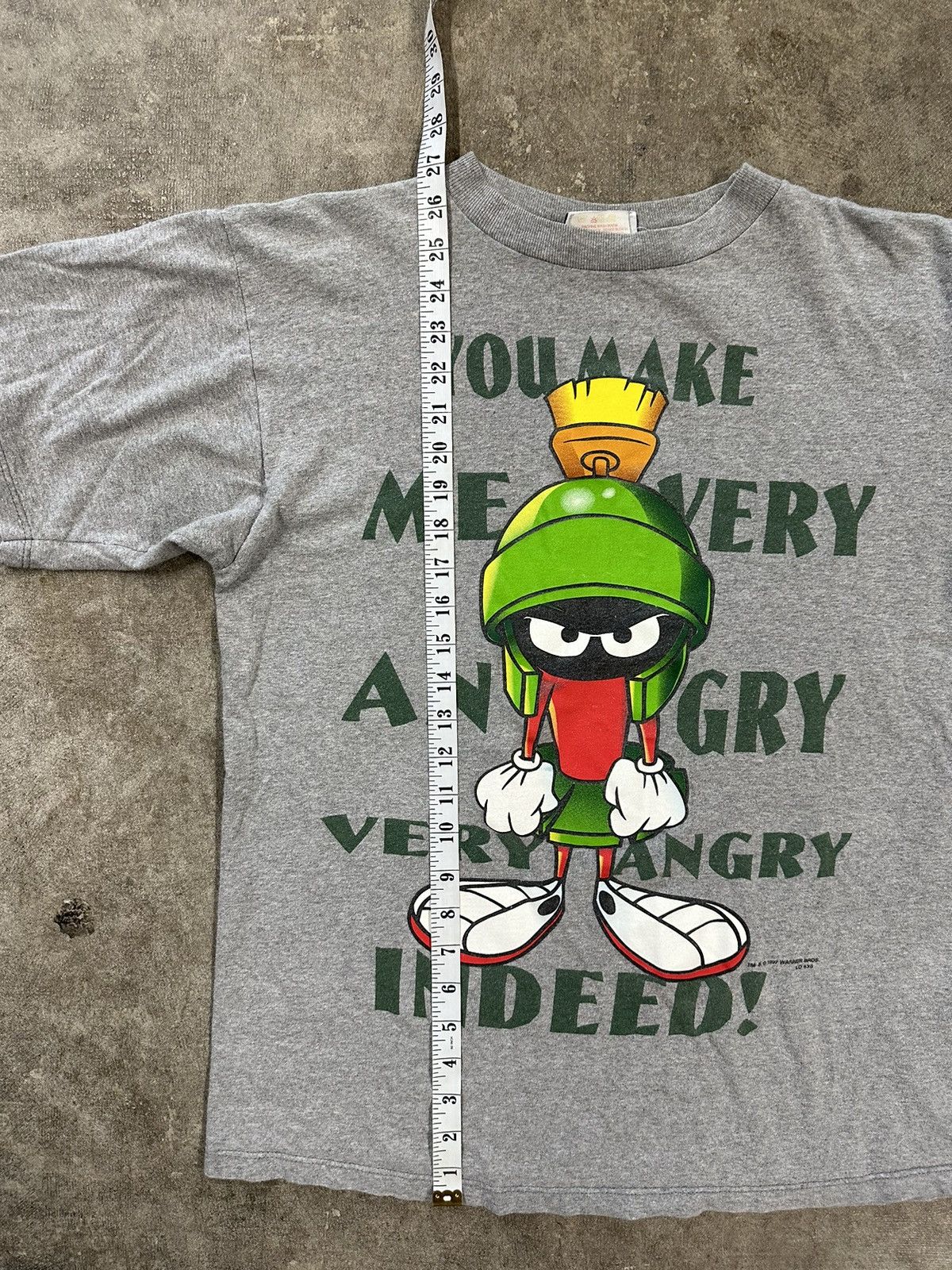 Cartoon Network Vintage 90s Looney Tunes Marvin The Martian T-Shirt Size US M / EU 48-50 / 2 - 8 Thumbnail