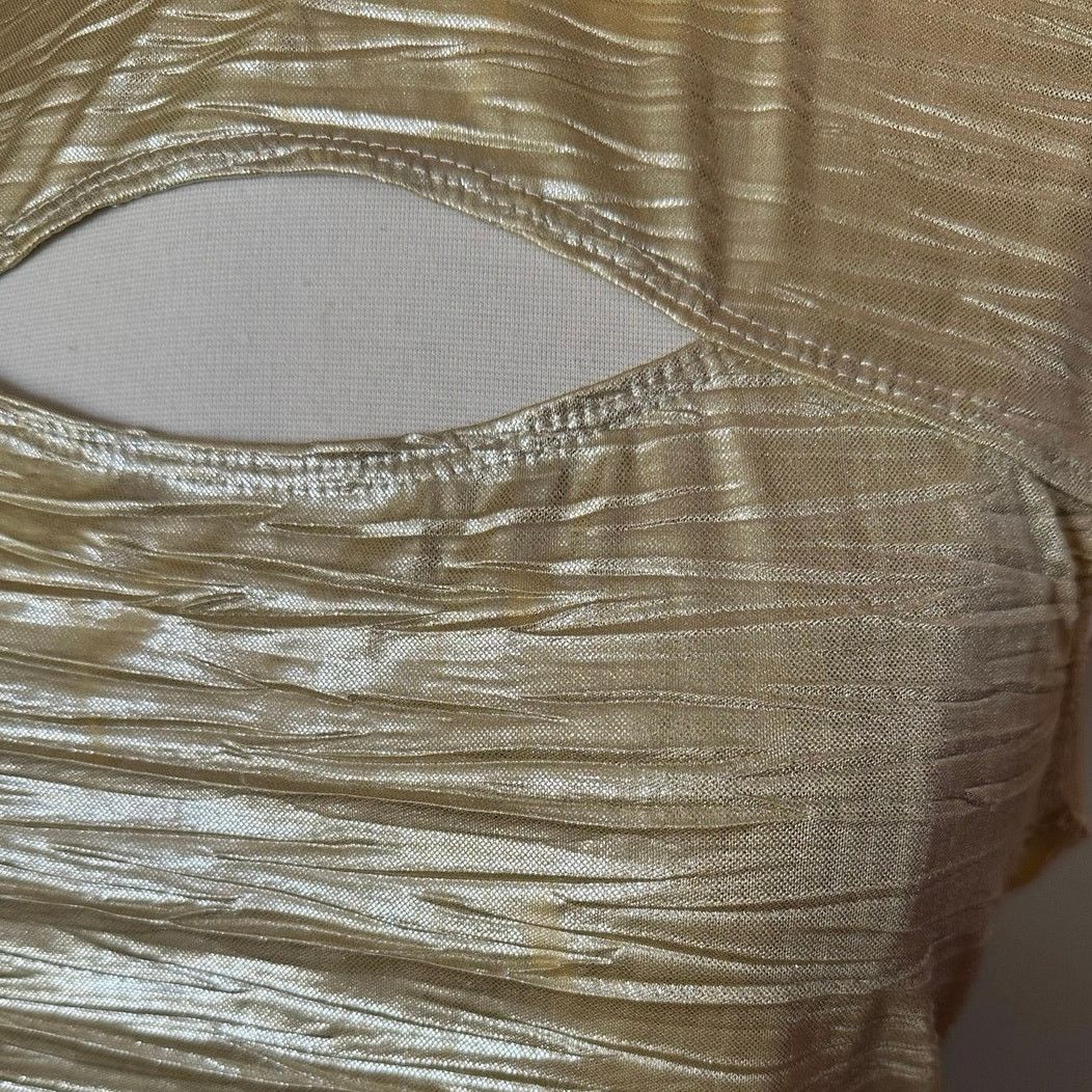 Other b works gold tank top sleeveless shirt Size M / US 6-8 / IT 42-44 - 2 Thumbnail