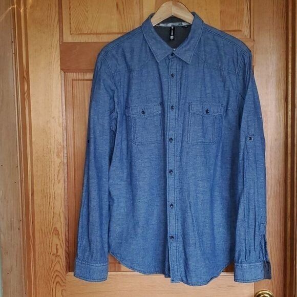Ocean Current Ocean Current Full Button Down Sz. XL Blouse w Possible Roll Size US XL / EU 56 / 4 - 2 Thumbnail