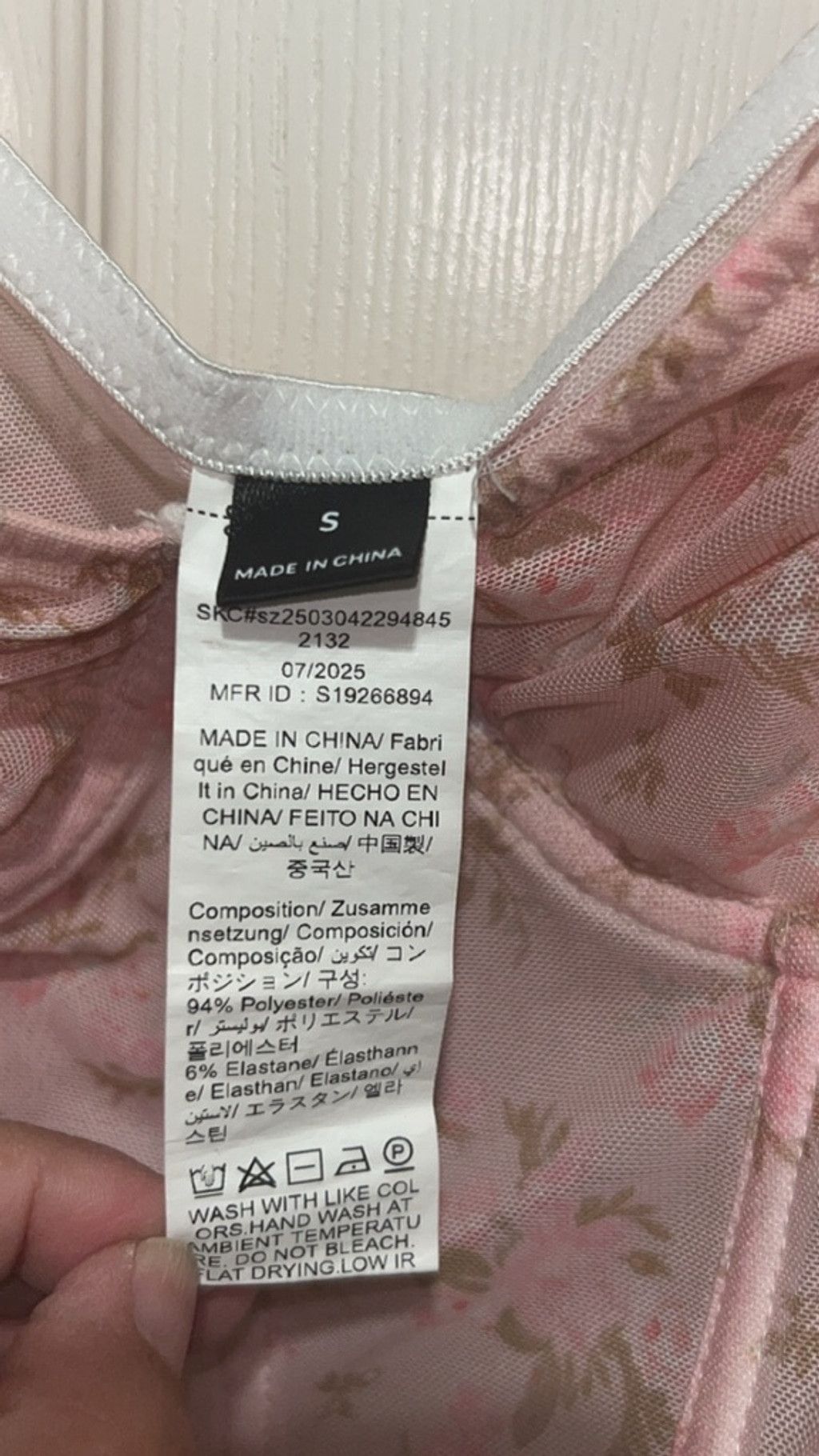 The Unbranded Brand Women's Unbranded Pink Floral Camisole S Size S / US 4 / IT 40 - 3 Thumbnail