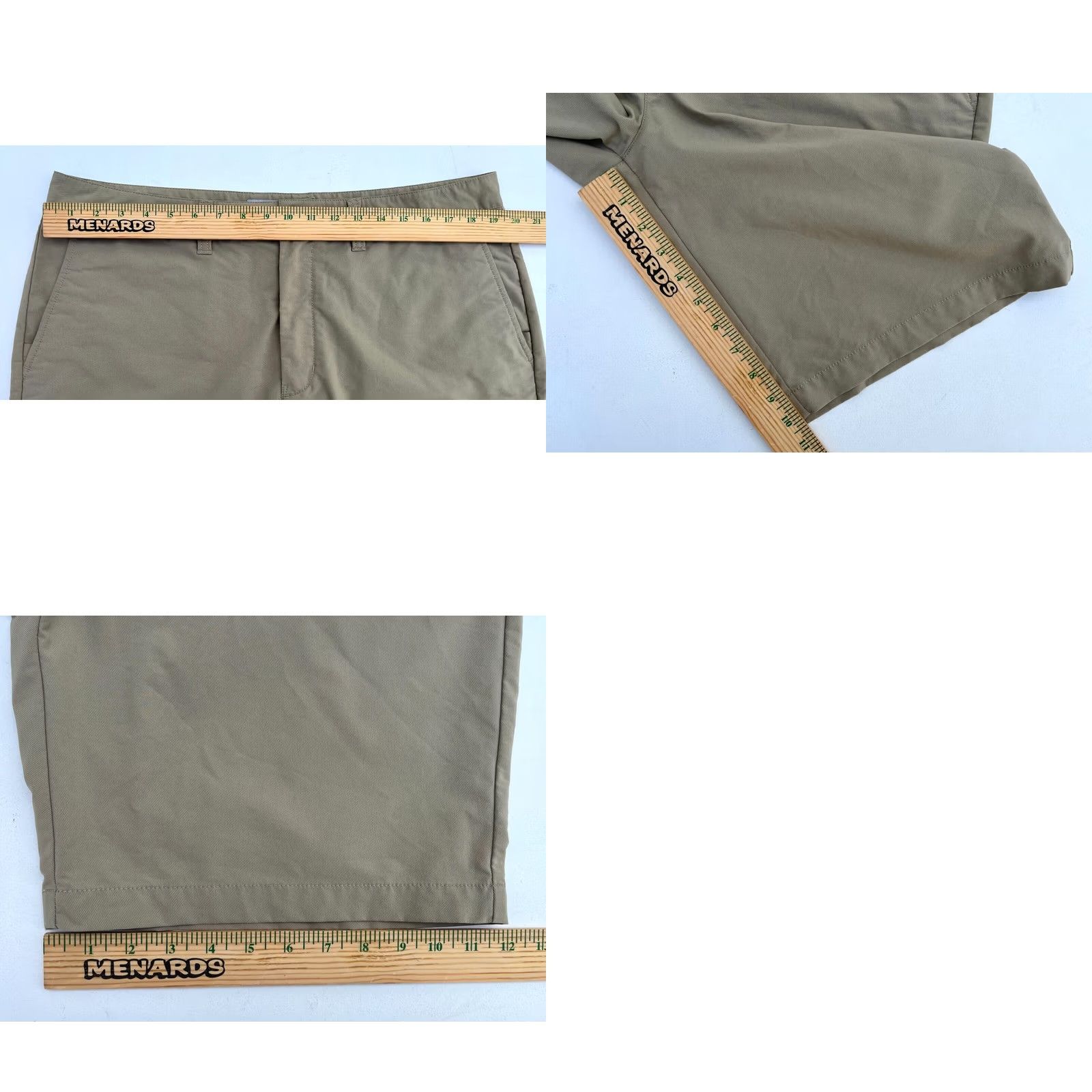 TravisMathew Travis Mathew Men's Chino Shorts 38 Khaki Flat Front Regular Inseam 10" Casual Sports Mens Size US 38 / EU 54 - 8 Thumbnail