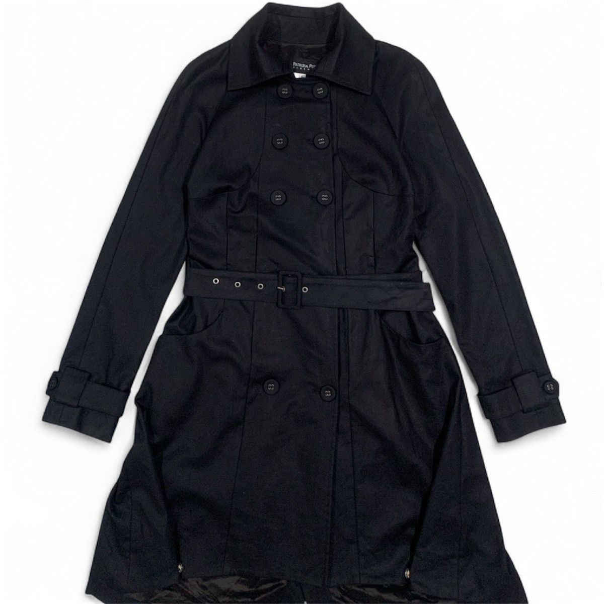 Patrizia Pepe Patrizia Pepe Double Breasted Black Trench Coat Size M / US 6-8 / IT 42-44 - 2 Thumbnail