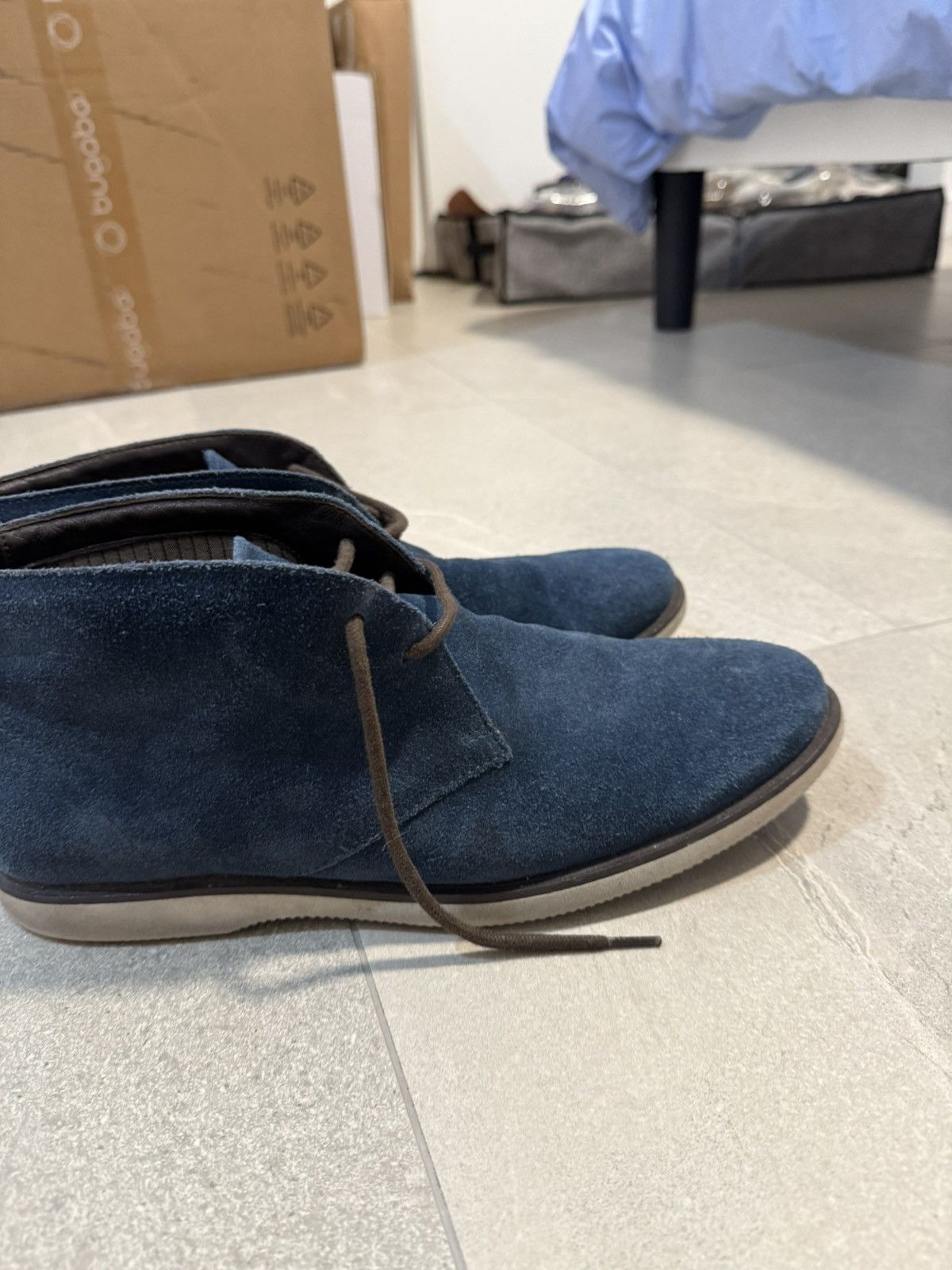 Hogan Navy Blue Hogan Chukka Boots Size US 9 / EU 42 - 2 Thumbnail