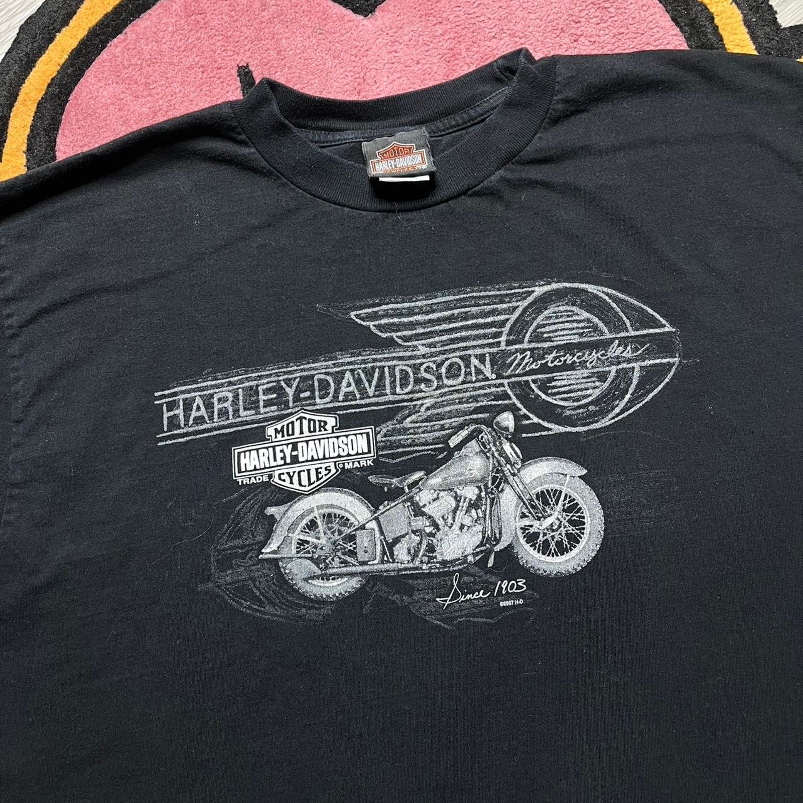 Harley Davidson × Vintage Vintage Y2K Harley Davidson of Frederick, MD Graphic T-shirt Size US XL / EU 56 / 4 - 2 Thumbnail