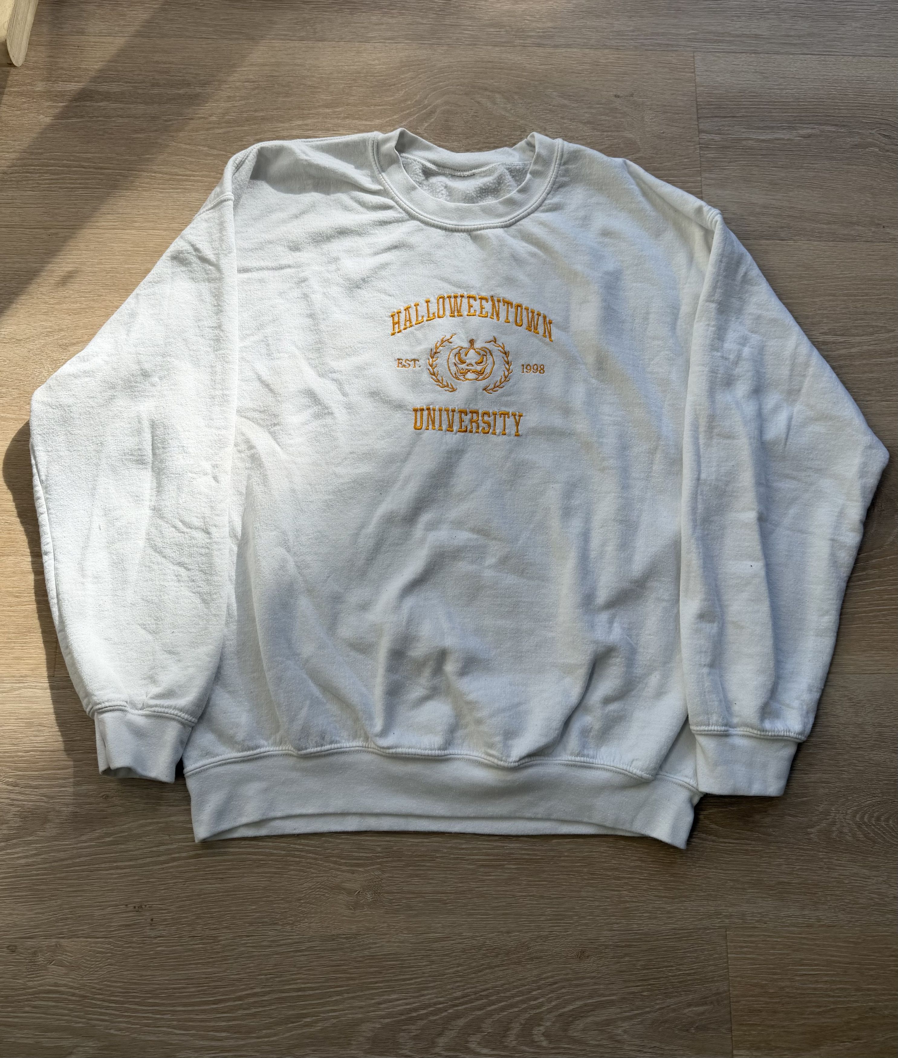 Other Vintage Purdue University Sweatshirt - Cream/Beige Size US L / EU 52-54 / 3 - 1 Thumbnail