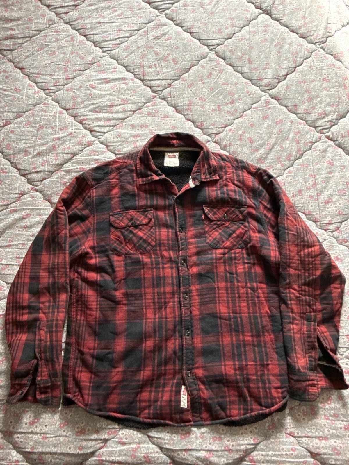 Levi's Vintage Clothing Levi’s red lumberjack flannel Size US L / EU 52-54 / 3 - 1 Thumbnail