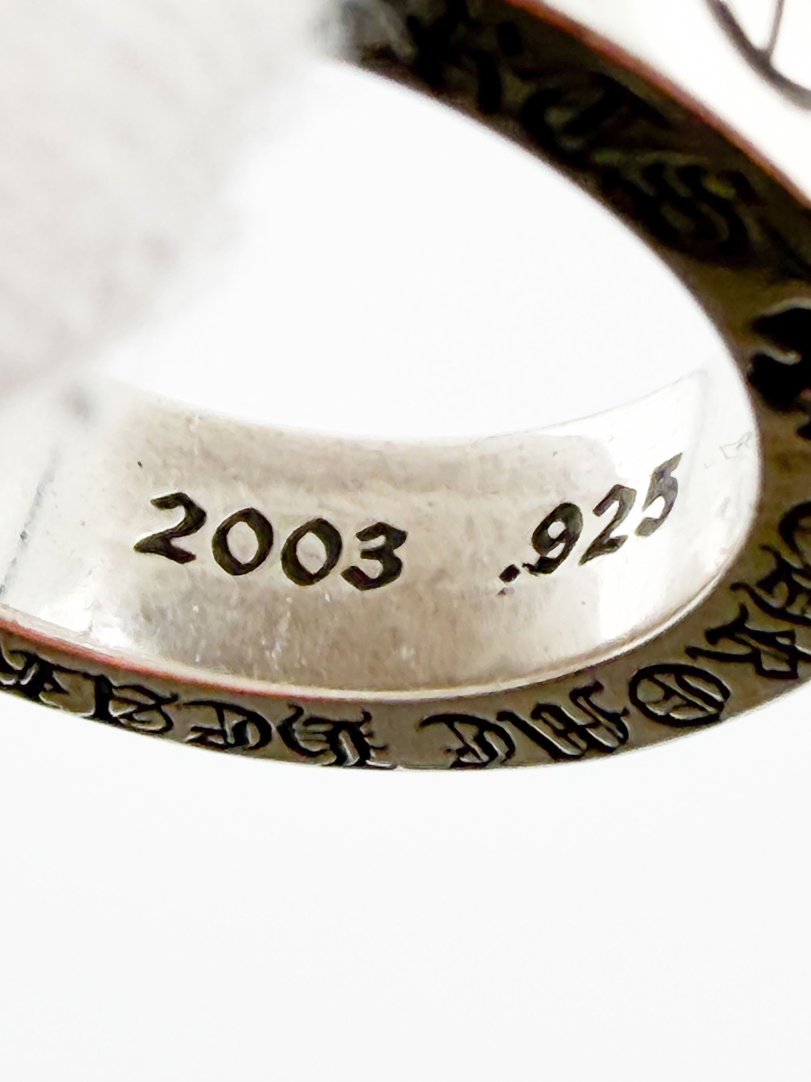 Chrome Hearts RARE! Chrome Hearts 6mm Forever Spacer Ring Size ONE SIZE - 5 Thumbnail