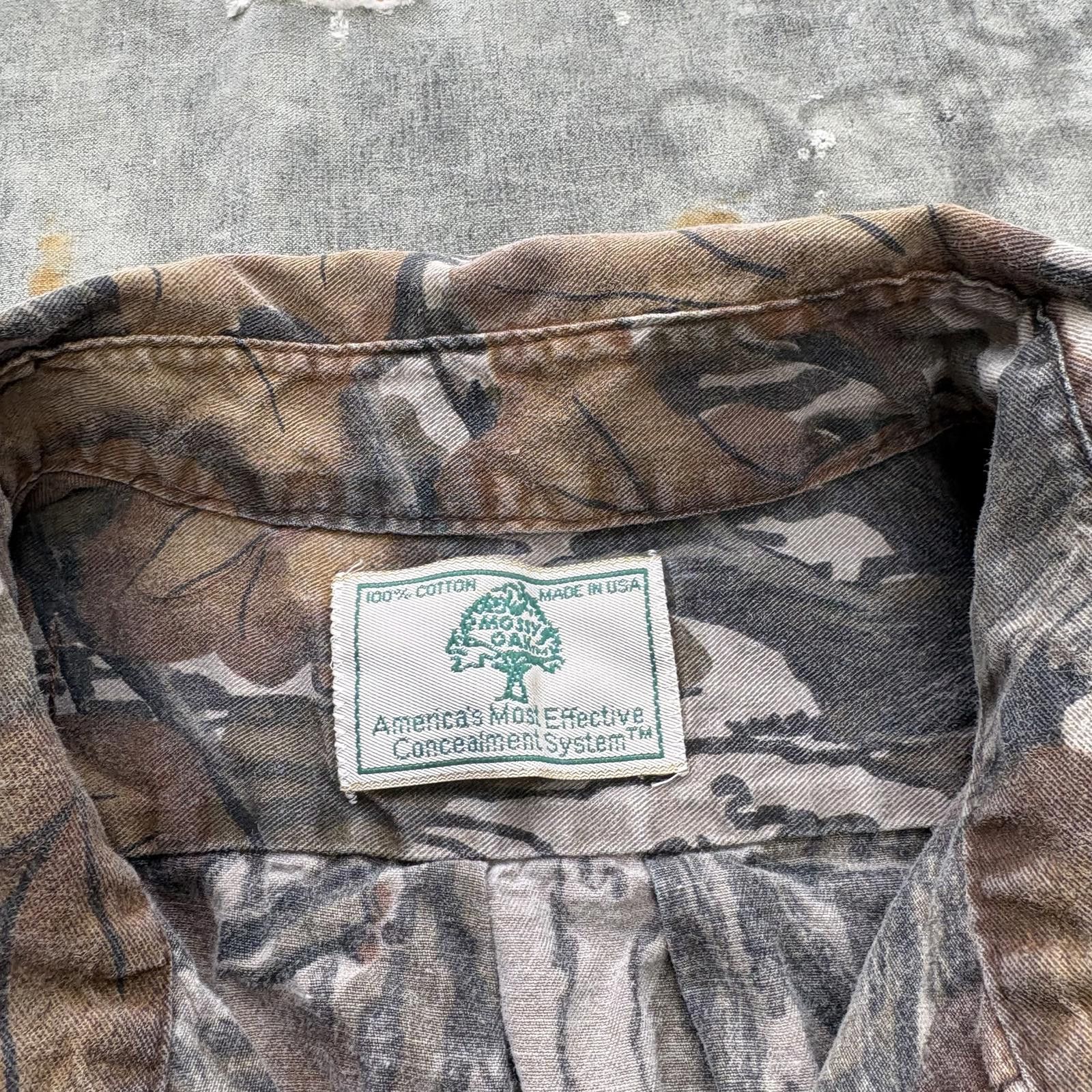 Mossy Oaks Vintage 80s 90s Mossy Oak Fall Foliage Camo Button Up Shirt Size US L / EU 52-54 / 3 - 2 Thumbnail