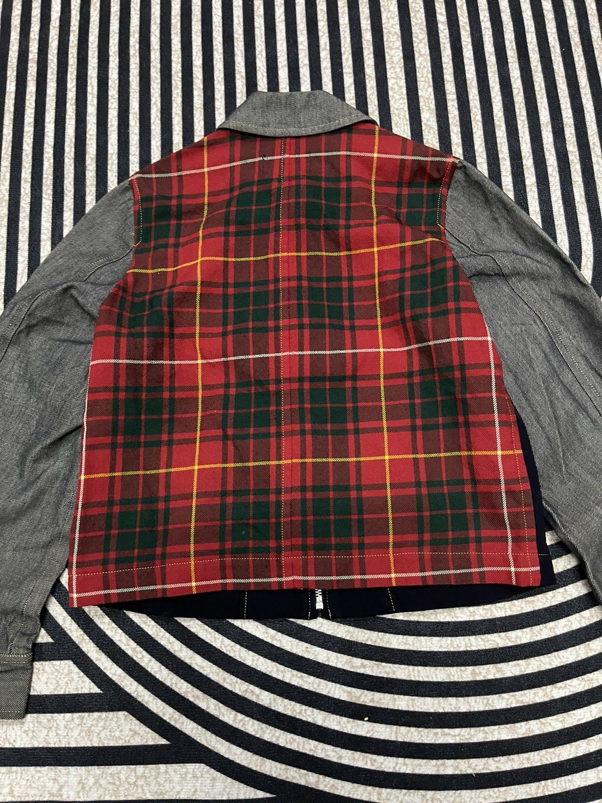 Comme des Garcons A/W 1999 COMME DES GARCONS TARTAN DENIM JACKET Size M / US 6-8 / IT 42-44 - 15 Thumbnail