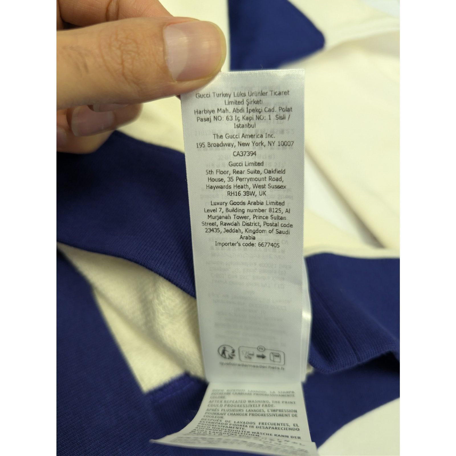 Gucci o1rshd1 Medium Felted Cotton Jersey Long Sleeve Sweatshirt Size US XL / EU 56 / 4 - 20 Thumbnail