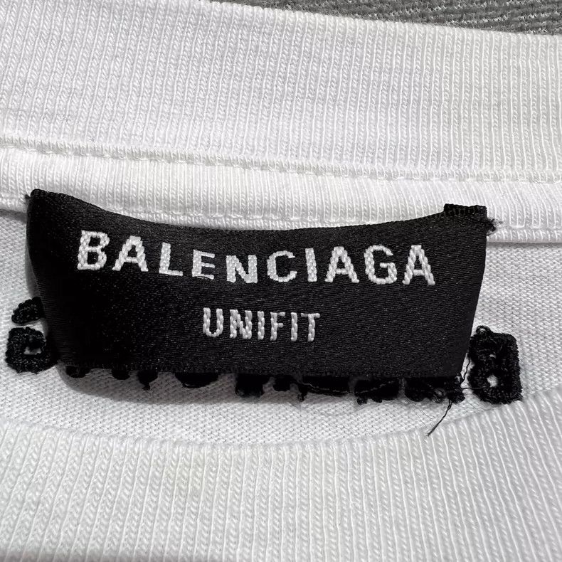 Balenciaga Balenciaga White fluorescent smiley face embroidered logo Size US S / EU 44-46 / 1 - 5 Thumbnail