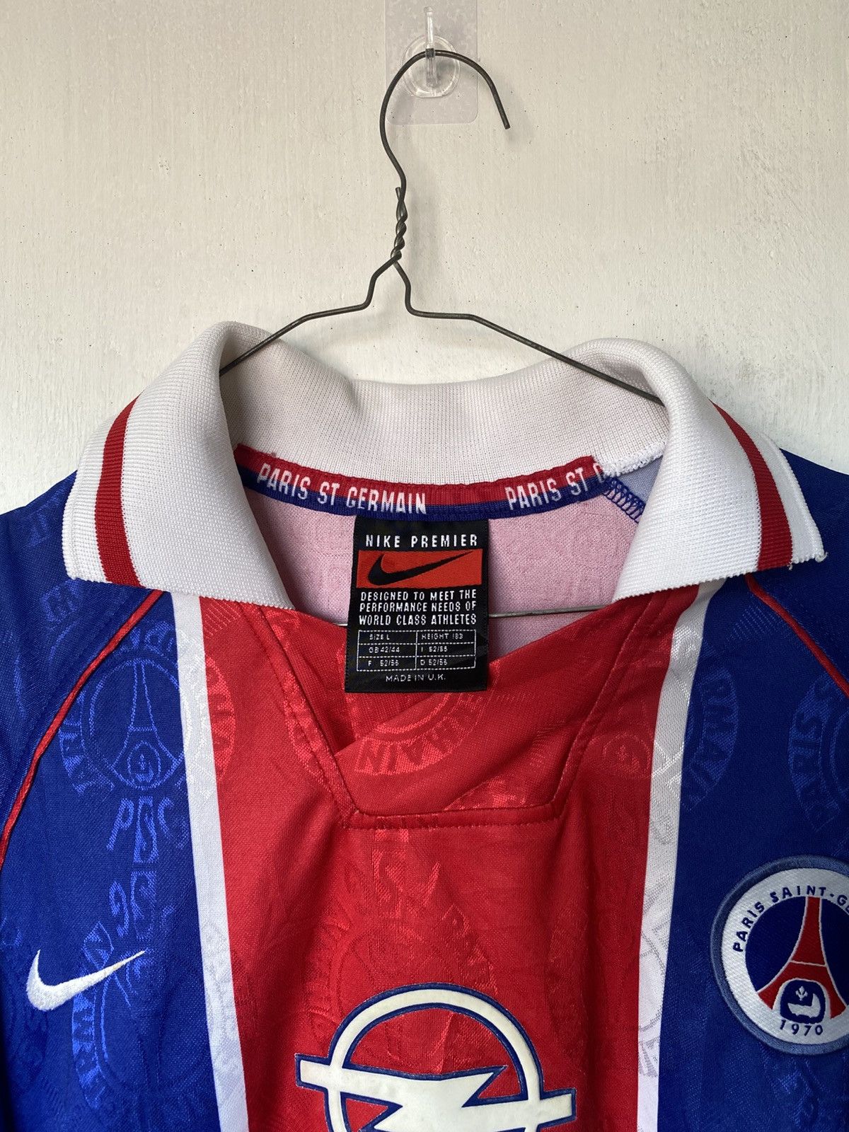 Nike × Vintage Vintage 1996/97 PSG Home Jersey Size US L / EU 52-54 / 3 - 7 Thumbnail