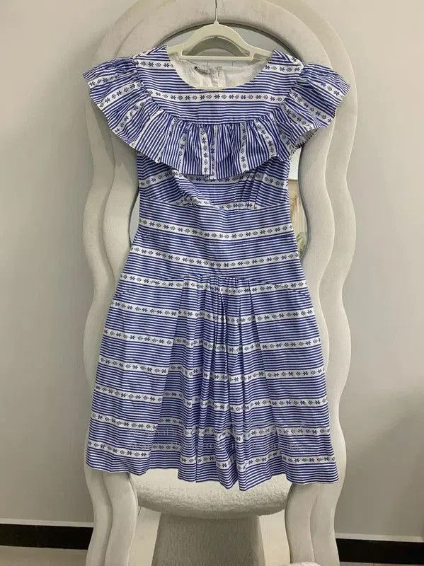 Miu Miu Miu Miu Summer Multi-Color Cotton Dress . Size S / US 4 / IT 40 - 1 Thumbnail