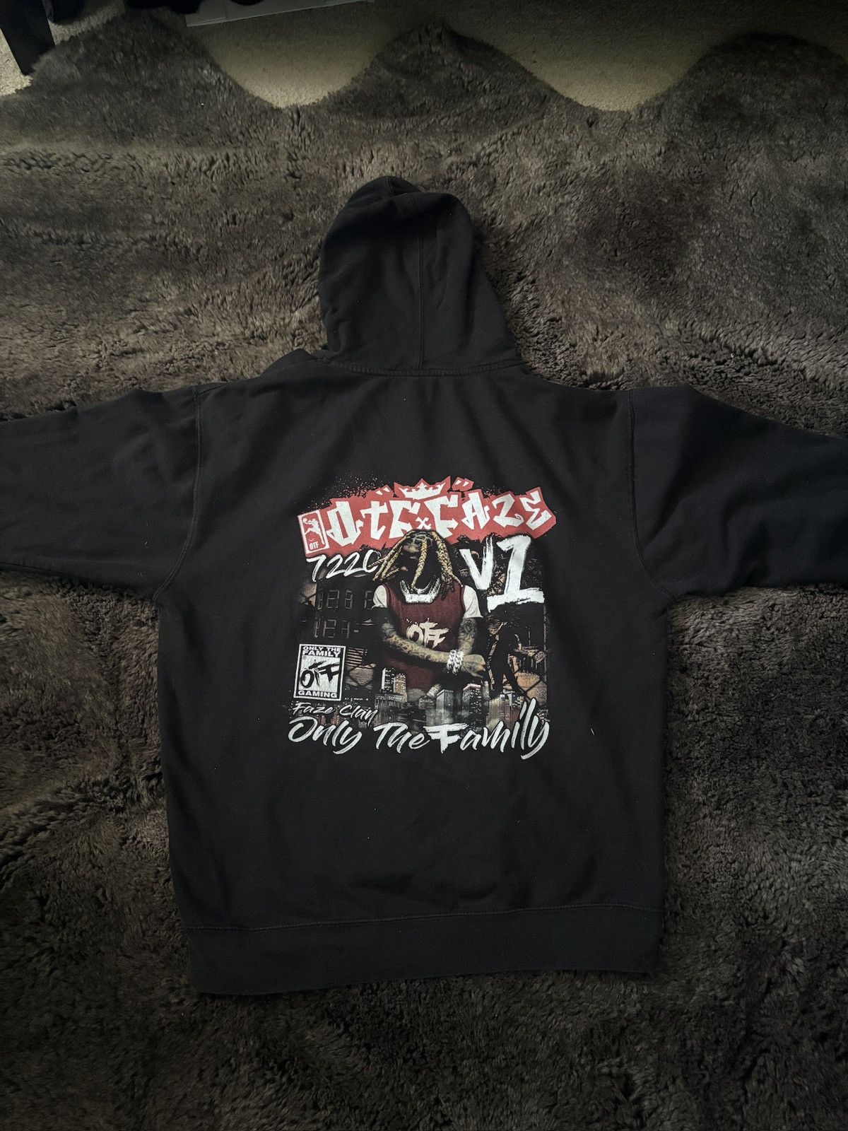 FaZe FaZe X OTF Black and red hoodie Size US XL / EU 56 / 4 - 3 Thumbnail