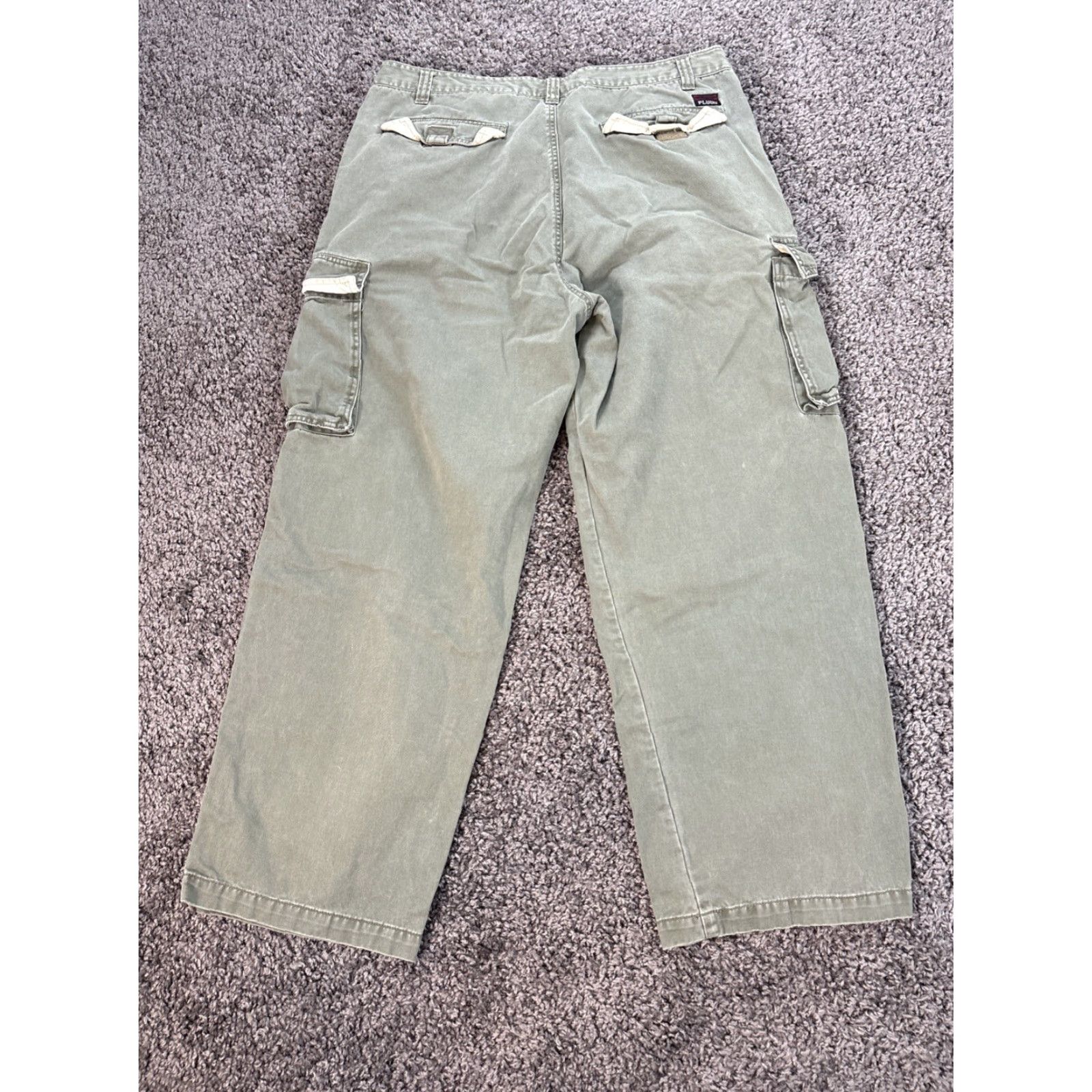 J Brand VINTAGE Plugg Cargo Pants Baggy Carpenter Grunge 34x28 Green Men Pants 34 Inseam 28 Sustainable? Size US 34 / EU 50 - 6 Thumbnail