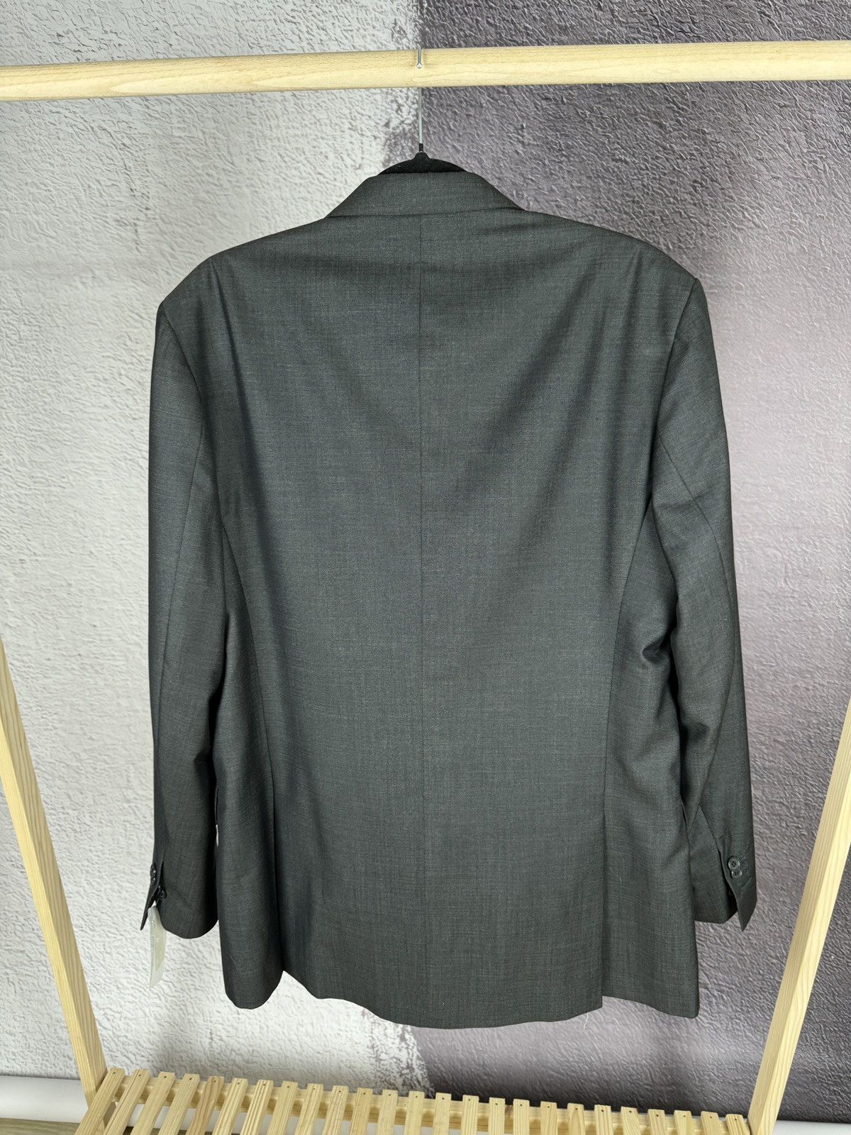 Nazareno Gabrielli BNWT Nazareno Gabrielli 2 pcs Panda grey 2 button wool suit Size 44R - 12 Thumbnail
