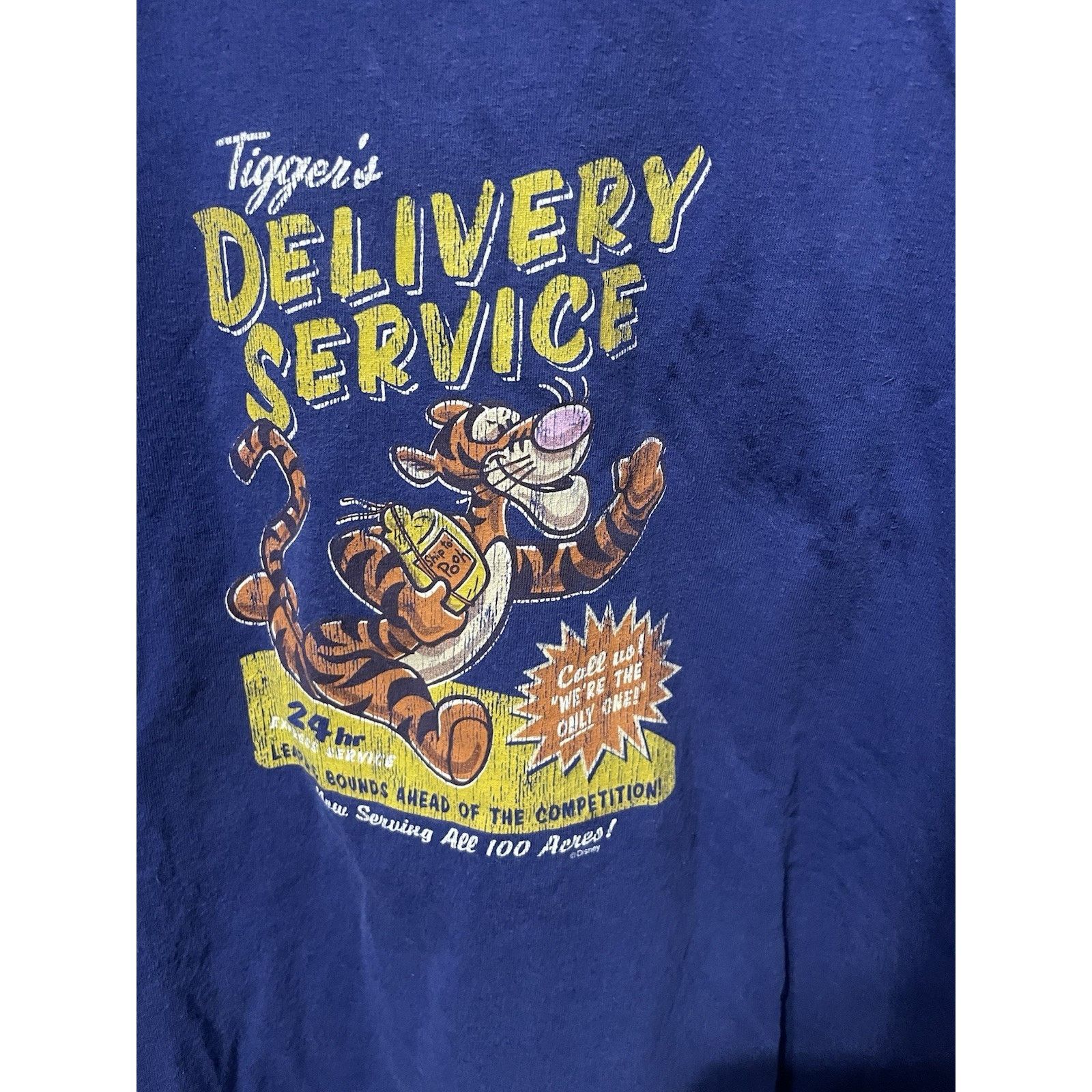Disney Size XL-VTG Tiggers Delivery Service Graphic Tshirt Blue Size US XL / EU 56 / 4 - 3 Thumbnail
