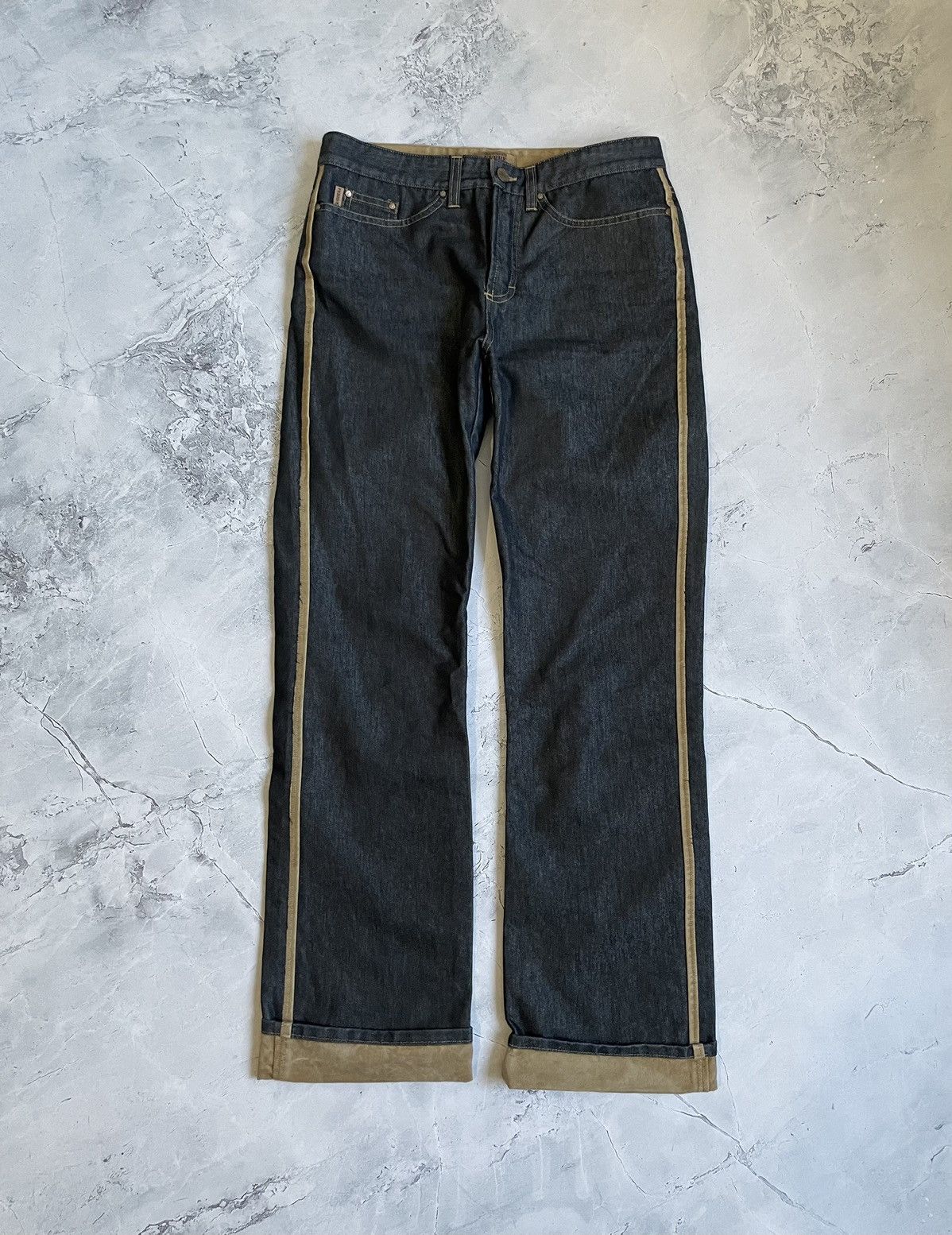 Gianfranco Ferre Archival GianFranco Ferre Suede Denim Pants Size US 30 / EU 46 - 3 Thumbnail
