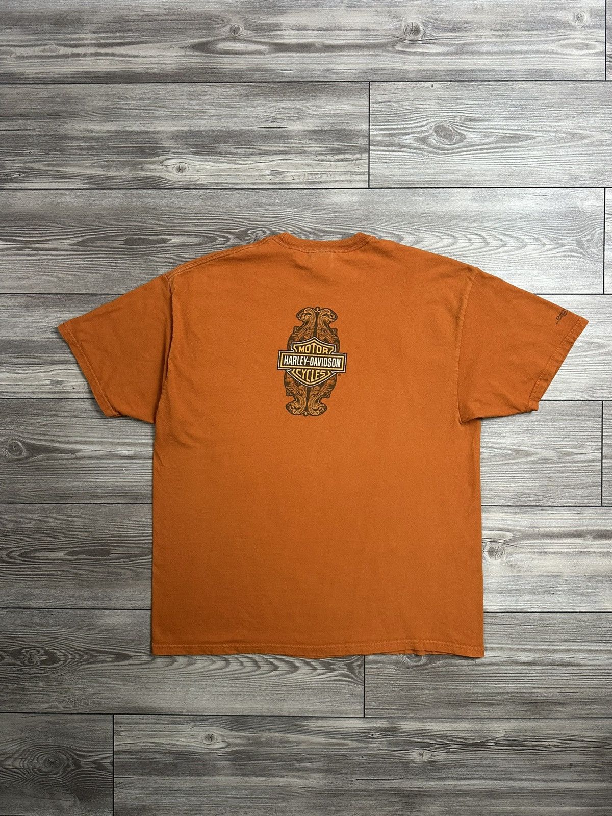 Harley Davidson × Vintage Harley Davidson Eagle T Shirt Size US XL / EU 56 / 4 - 2 Thumbnail