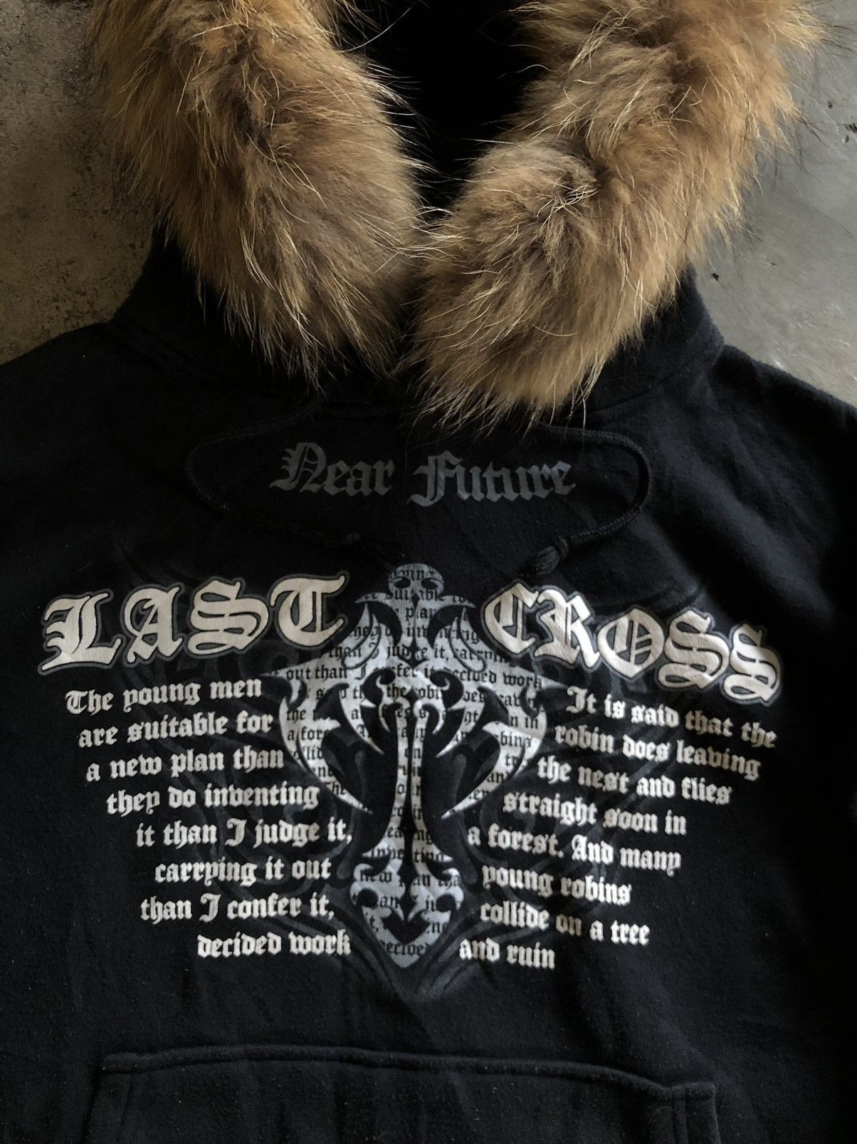 If Six Was Nine JAPANESE BEAUMERE FUR HOODIE POEM GOTHIC STYLE Size US M / EU 48-50 / 2 - 7 Thumbnail