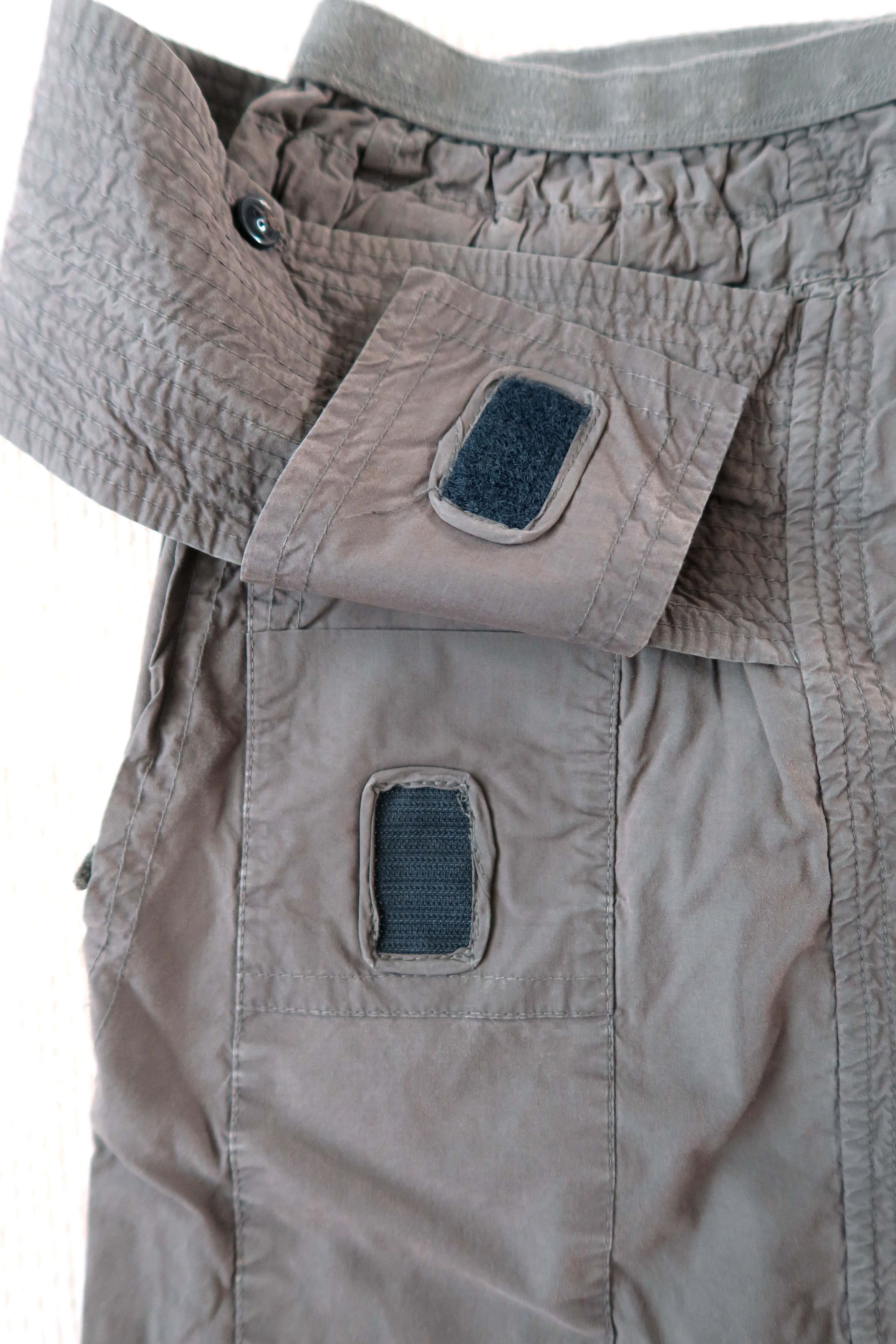 Rick Owens Drkshdw Rick Owens Exploder DNA Dust Creatch Drop Crotch Cargo Pants Size US 36 / EU 52 - 15 Thumbnail