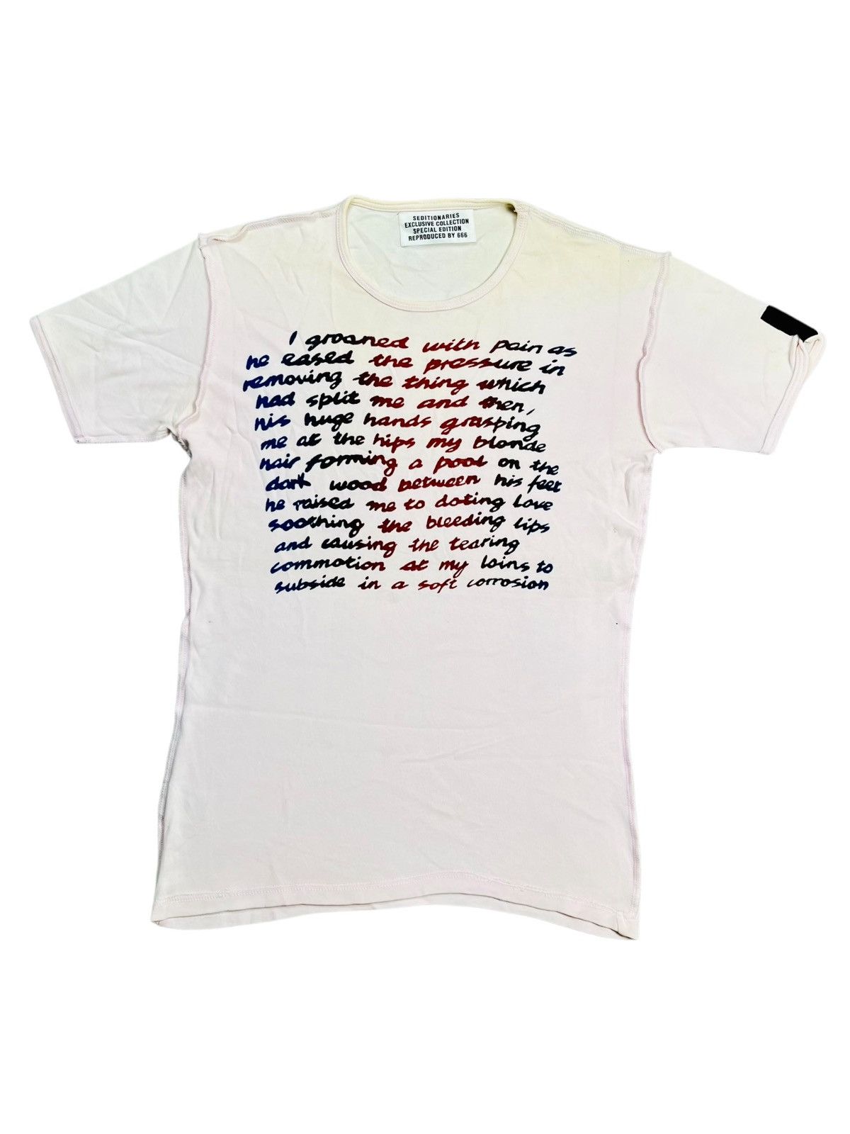 Japanese Brand × Seditionaries × Vintage 2000s Triple Six - Seditionaries Pink Tee Size US M / EU 48-50 / 2 - 1 Thumbnail
