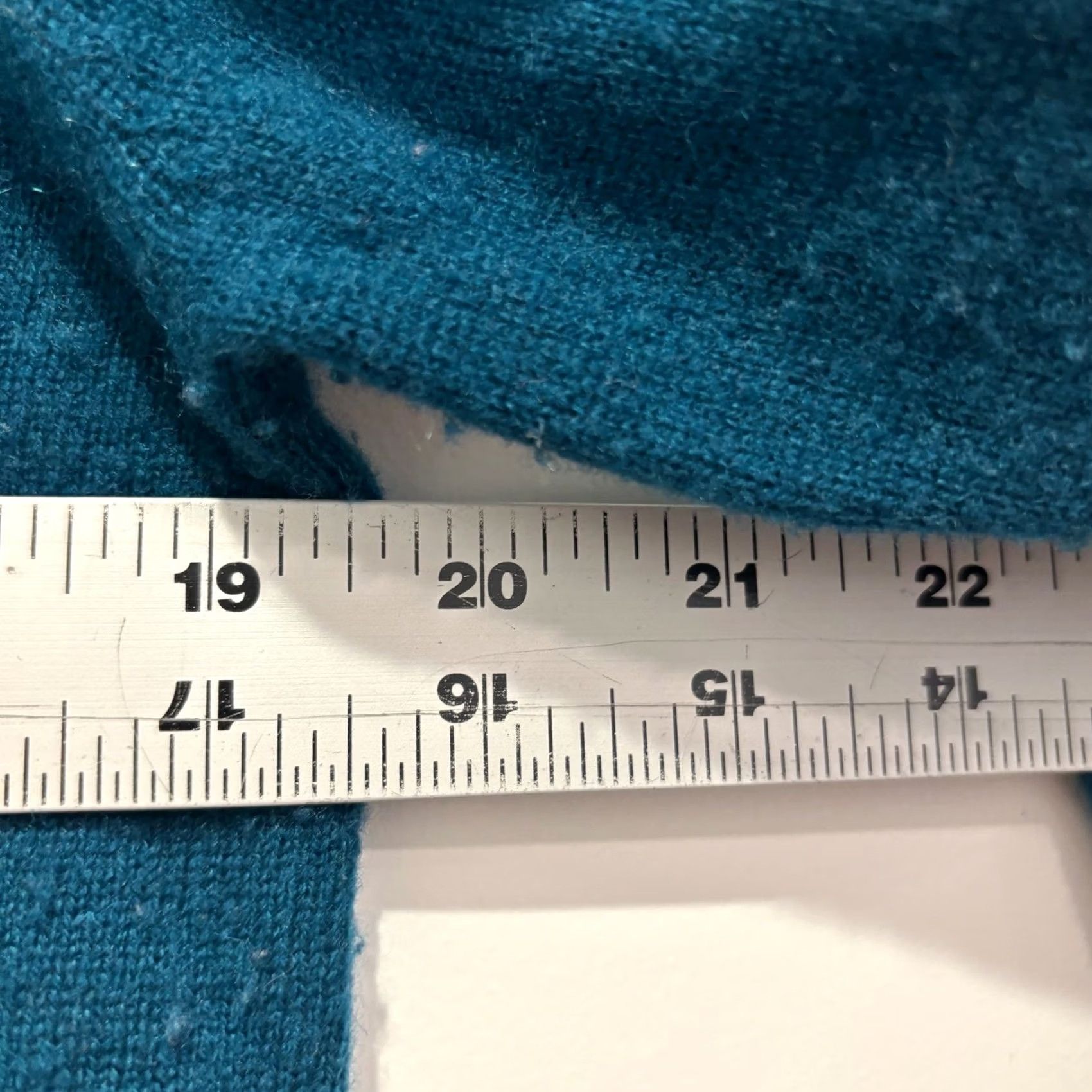 Vintage VINTAGE Carroll Reed Sweater Teal Boat Neck 100% Wool XL Hong Kong Made Womens Size XL / US 12-14 / IT 48-50 - 5 Thumbnail