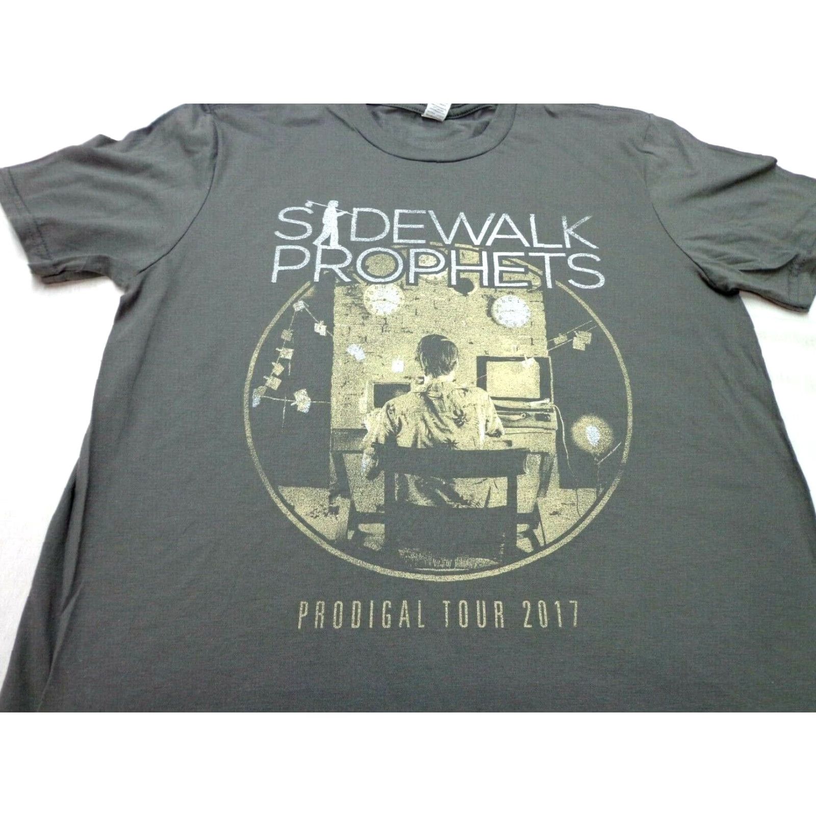 Anvil VINTAGE The Sidewalk Prophets 2017 "Prodigal Tour" Gray Concert T Shirt MEDIUM Size US M / EU 48-50 / 2 - 2 Thumbnail