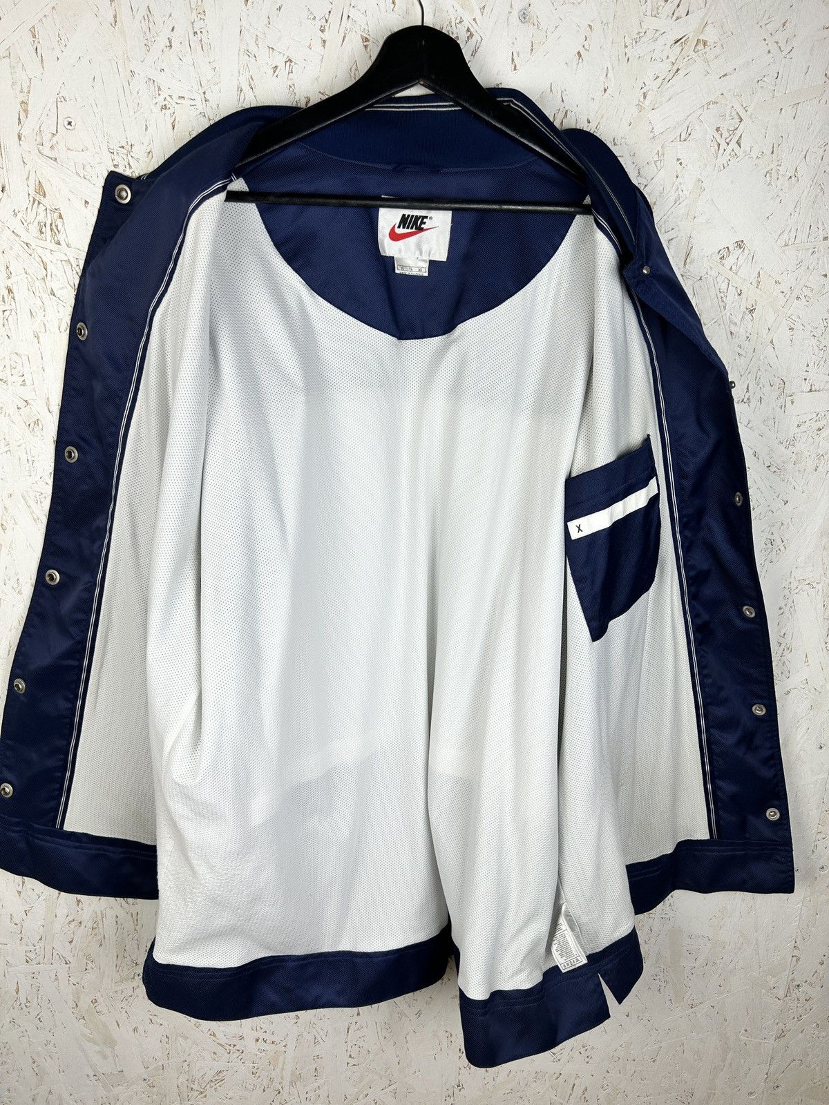 Nike 90s Nike Italy 1998/99 Button Up Track Bomber Jacket XL Size US XL / EU 56 / 4 - 12 Thumbnail