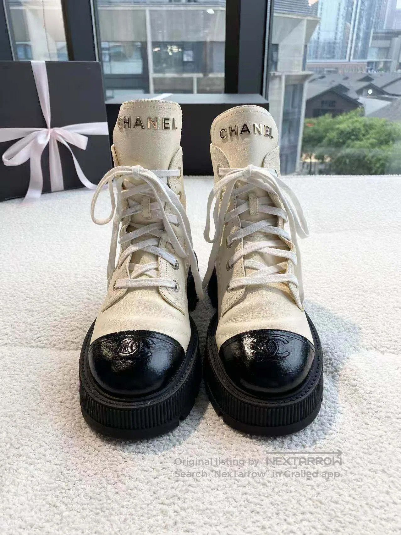Chanel Chanel Classic logo Martin boots| Size US 8.5 / IT 38.5 - 2 Thumbnail
