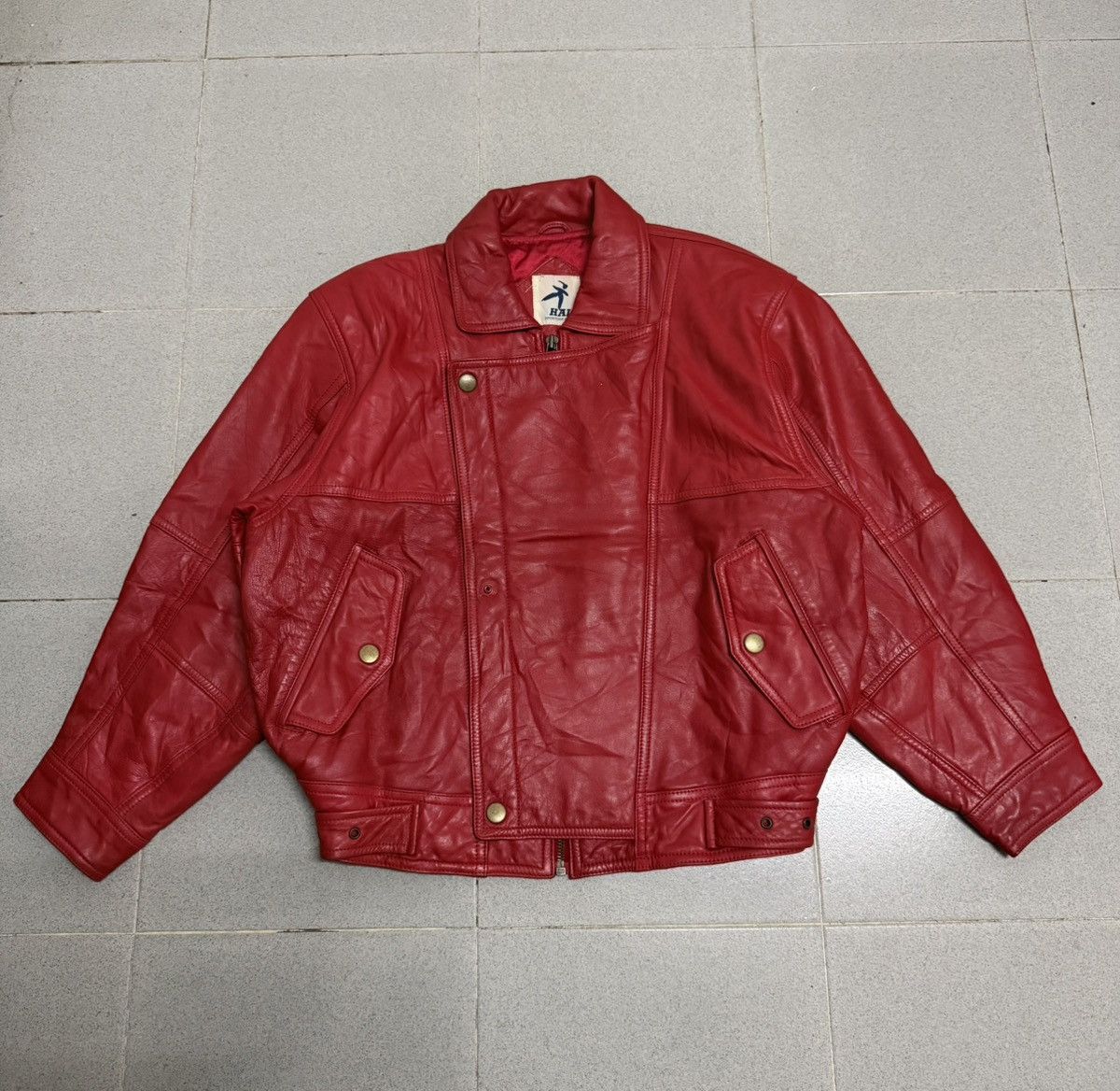 Hai Sporting Gear Rare Vintage Hai Sporting Gear Issey Miyake Leather Jacket Size US M / EU 48-50 / 2 - 1 Thumbnail