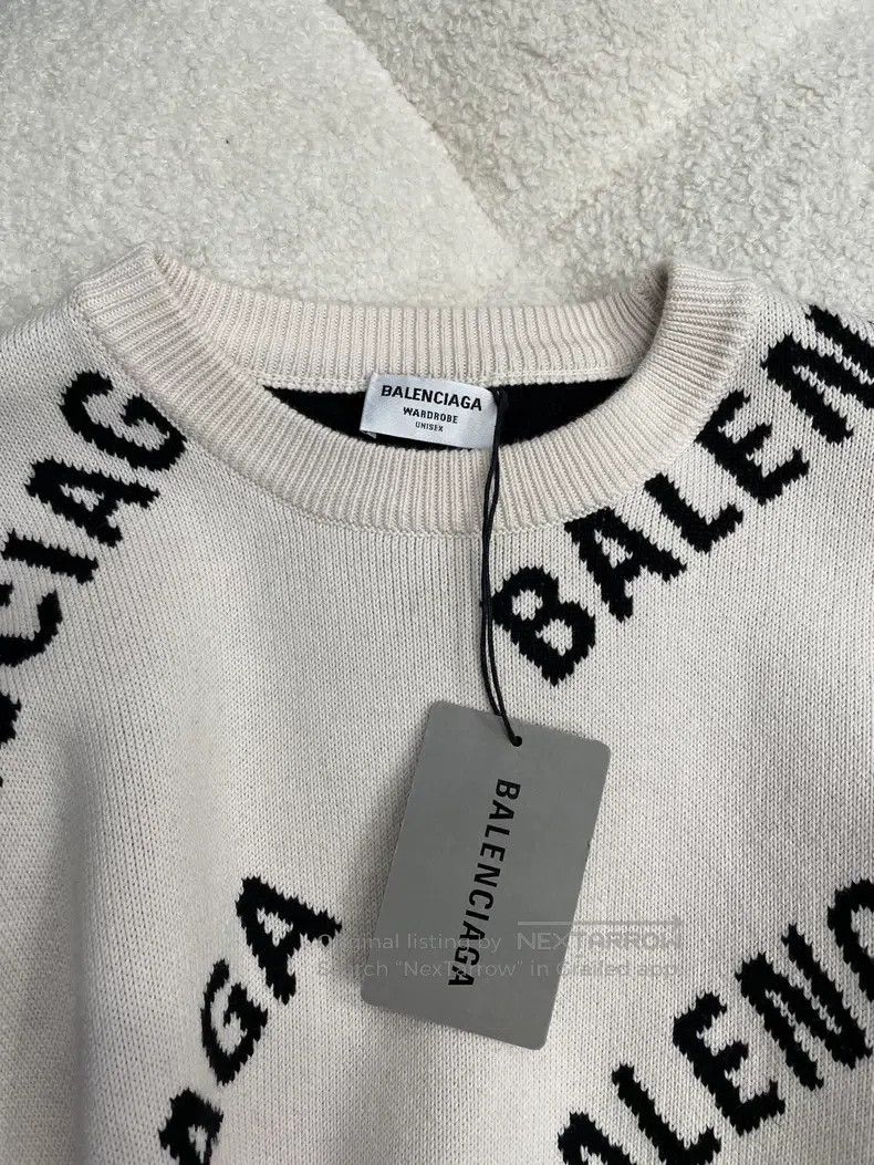 Balenciaga Balenciaga White danmu sweater size s Size US S / EU 44-46 / 1 - 4 Thumbnail