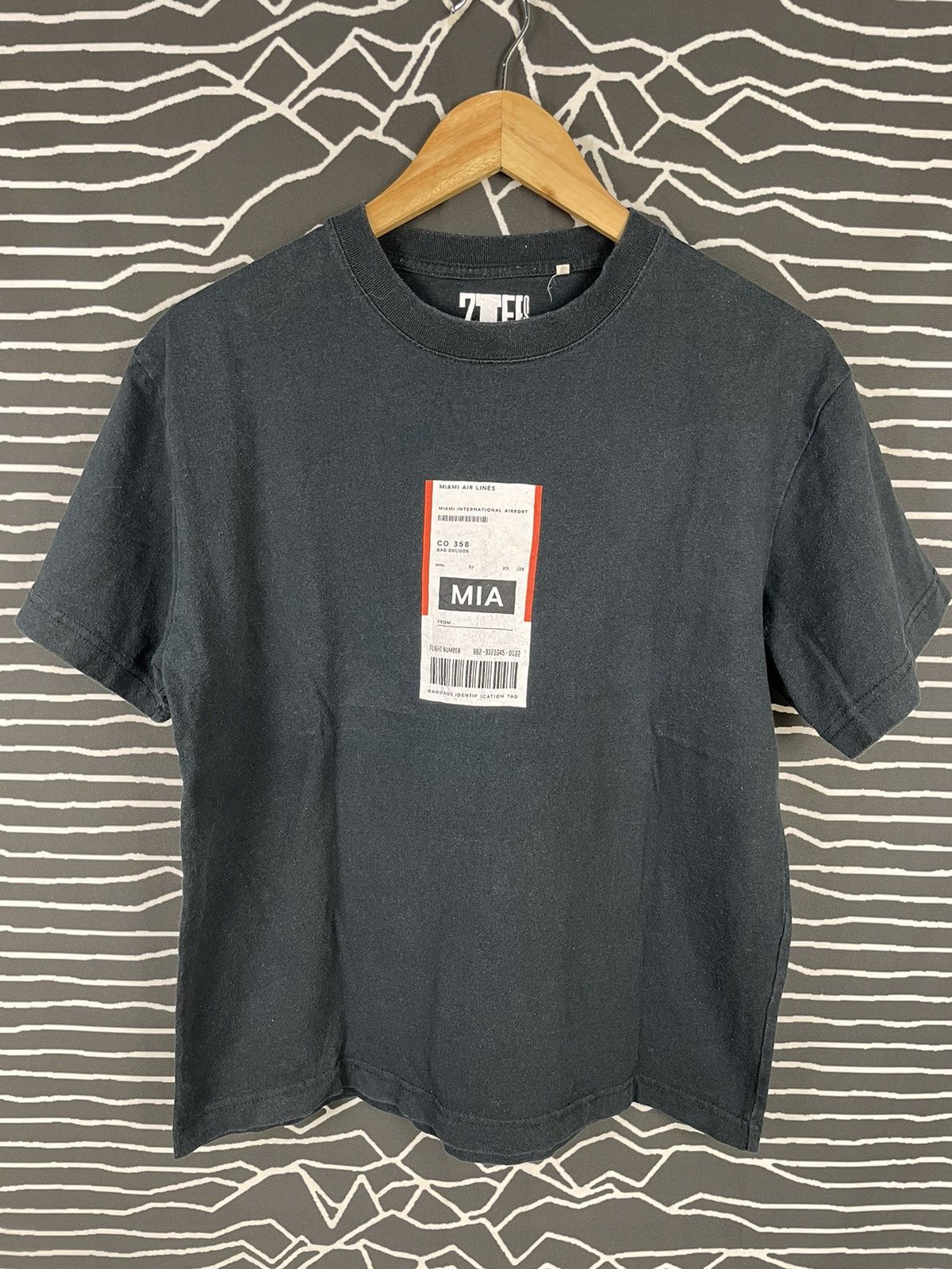 Japanese Brand 7Tees Shirt Miami Airlines Ticket Print Size US S / EU 44-46 / 1 - 2 Thumbnail