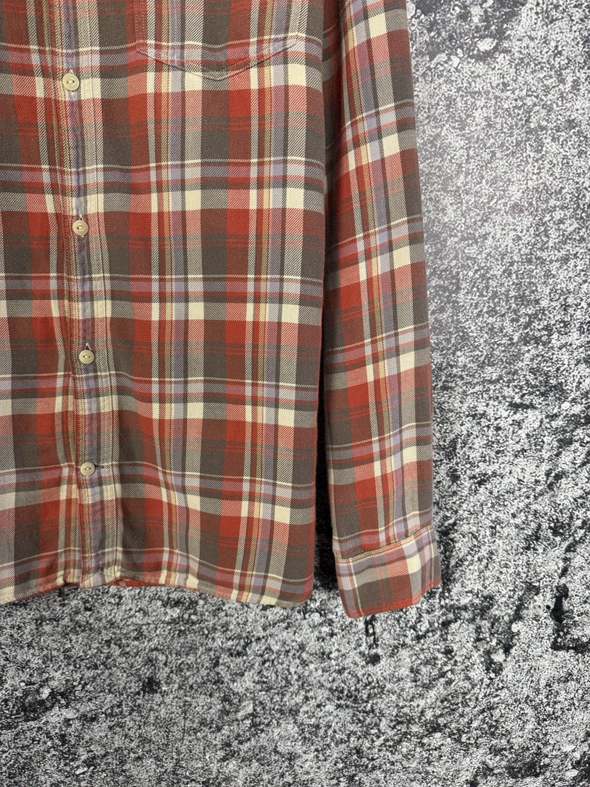 Allsaints Allsaints Gotland Long Sleeve Plaid Shirt Button Up Size L Size US L / EU 52-54 / 3 - 5 Thumbnail