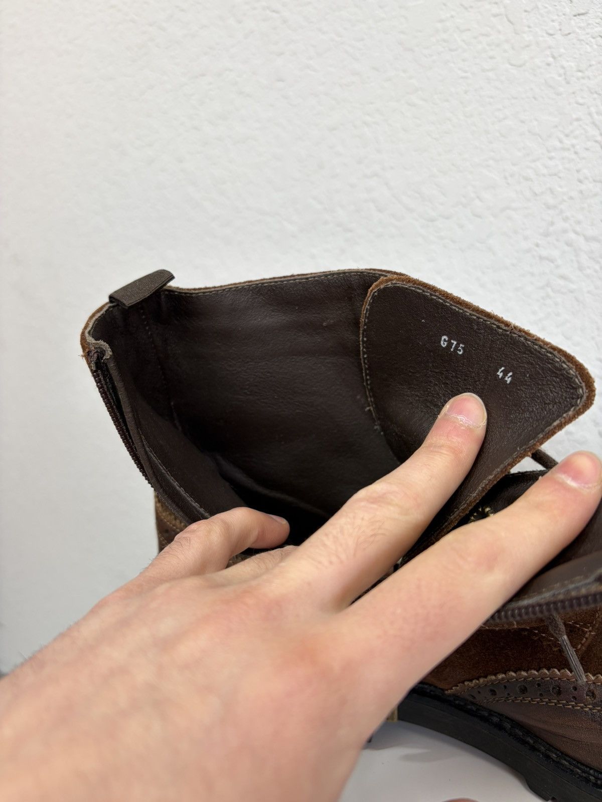 If Six Was Nine Vintage Y2K Guidi CCP Style Distressed Leather Biker Boots Size US 10 / EU 43 - 17 Thumbnail