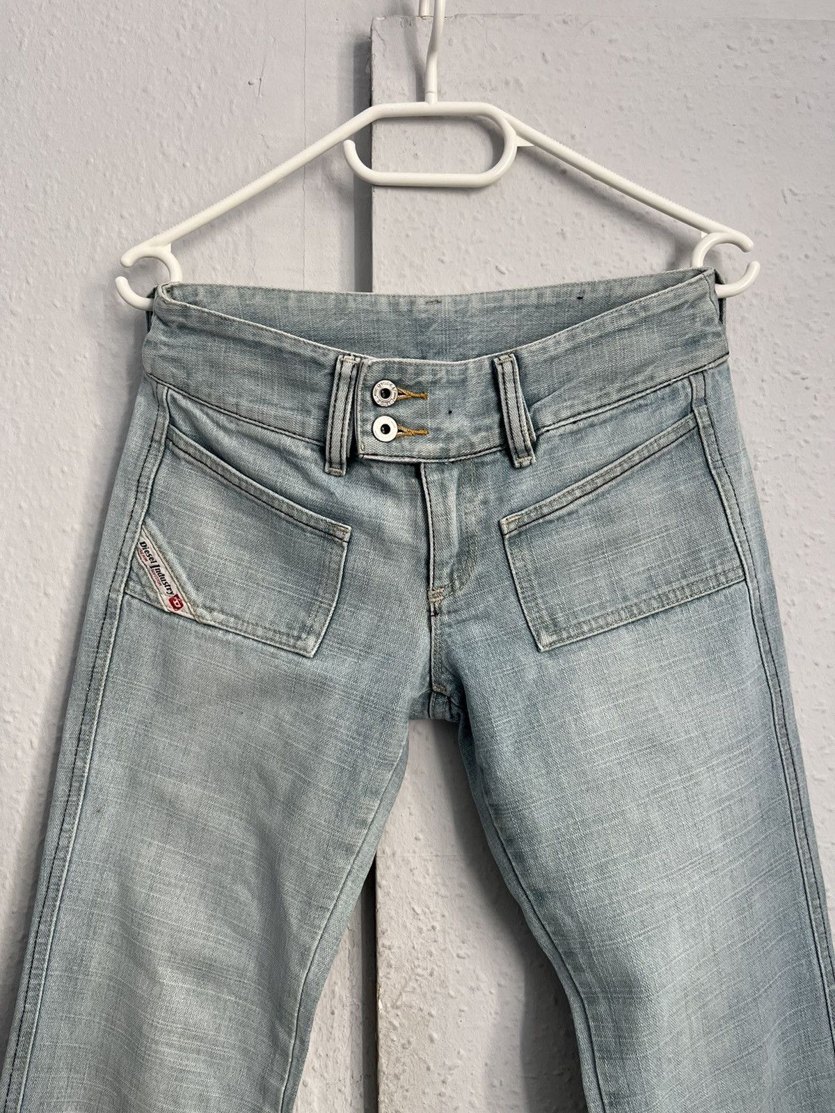 Diesel Vintage Diesel Jeans Low Asymmetric Rise Denim y2k Grailed