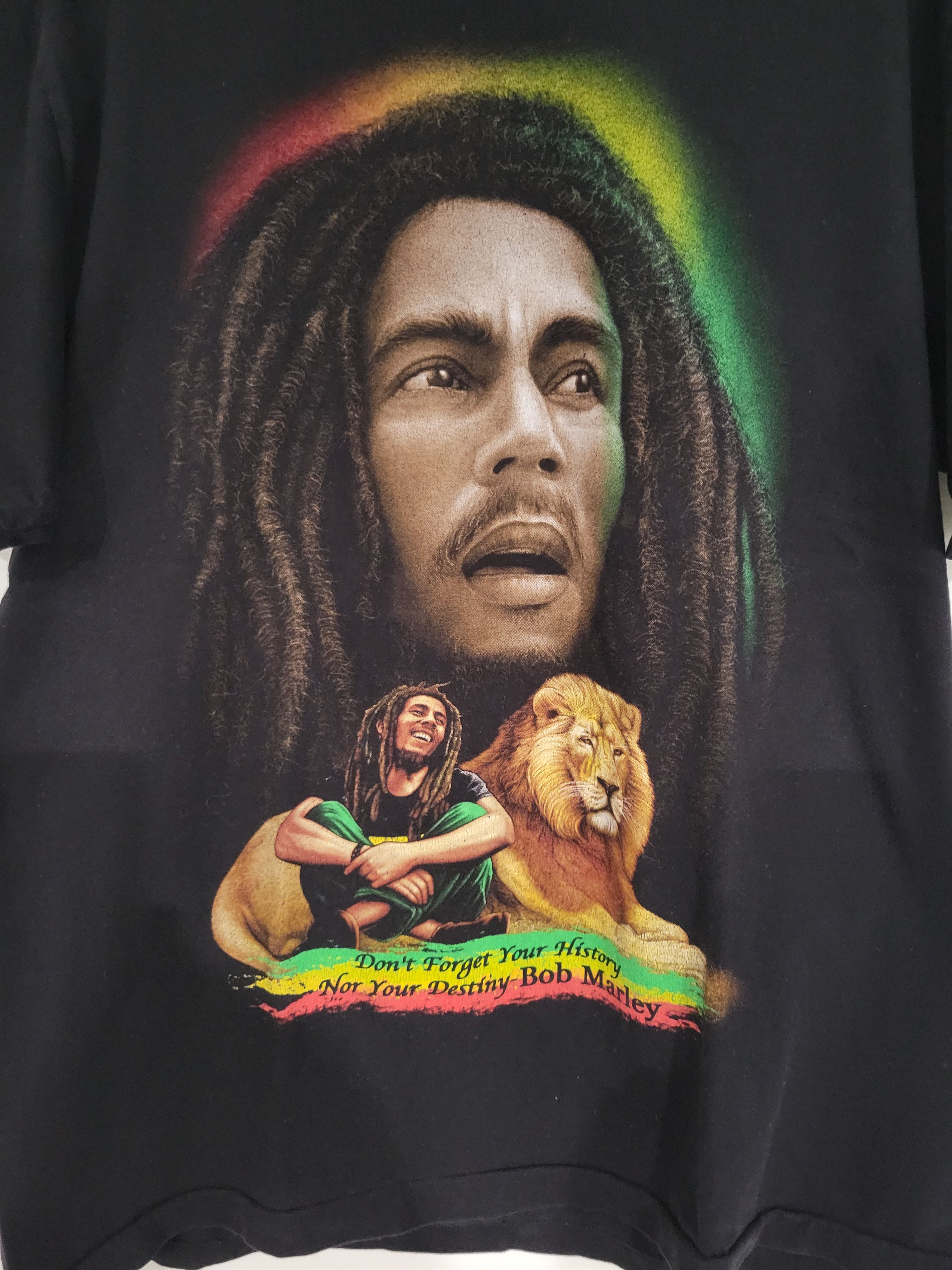 Bob Marley Mens Bob Marley dont forget your history Jay's Rock- Size L Size US L / EU 52-54 / 3 - 3 Thumbnail
