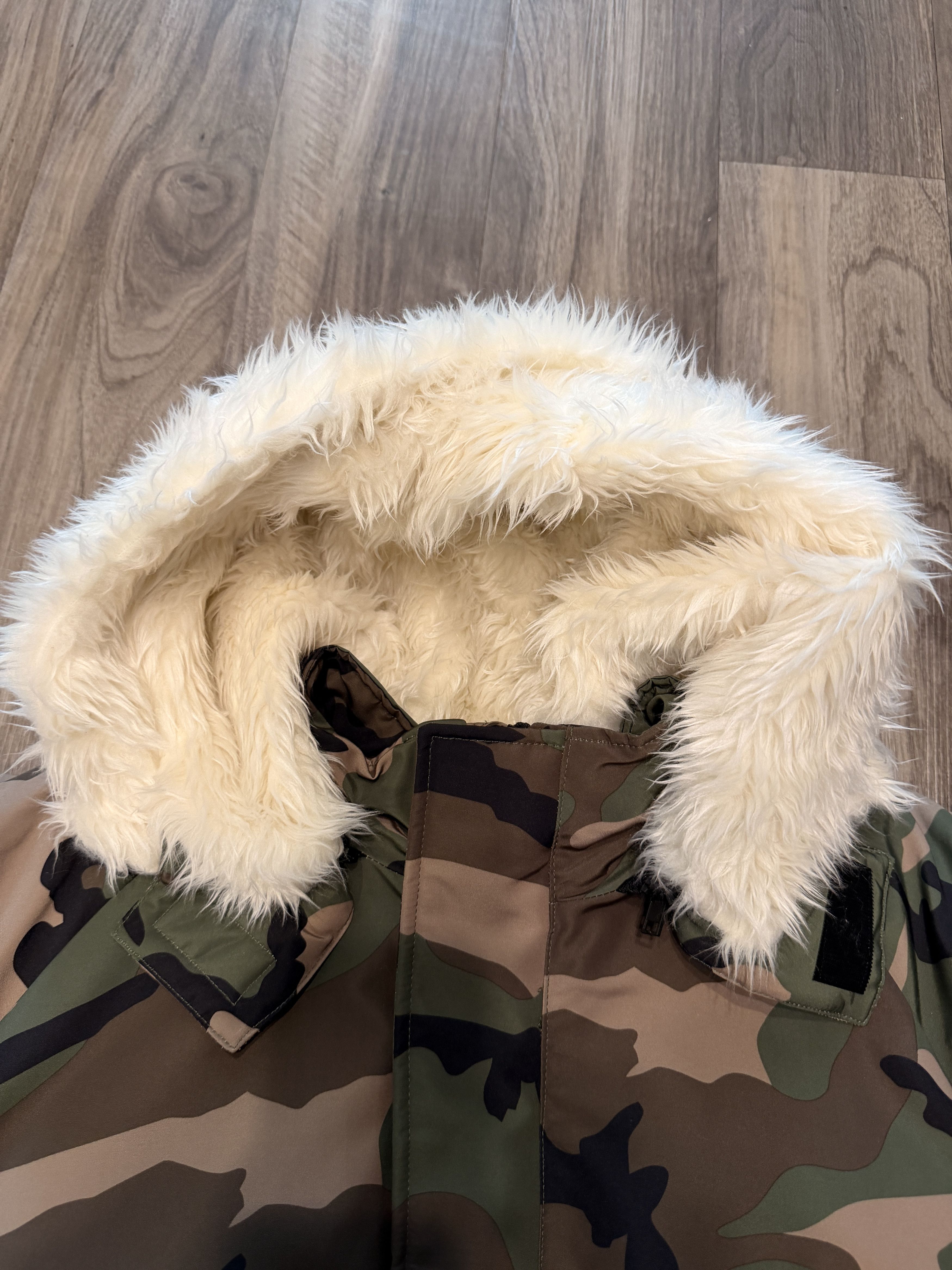 Kanye West Yeezy PK-01 Green Camo Fur Hood Parka Size 1 Size US M / EU 48-50 / 2 - 3 Thumbnail