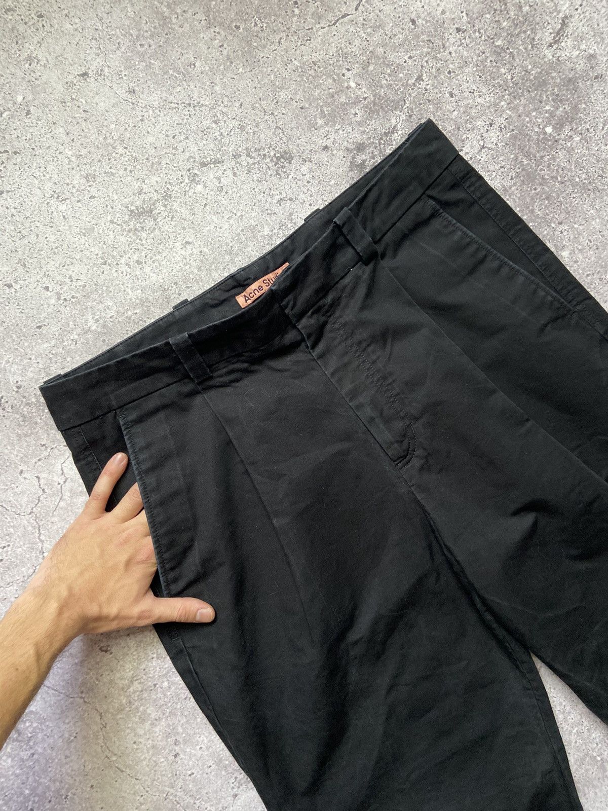 Acne Studios Acne Studios Black Pants Size US 34 / EU 50 - 2 Thumbnail