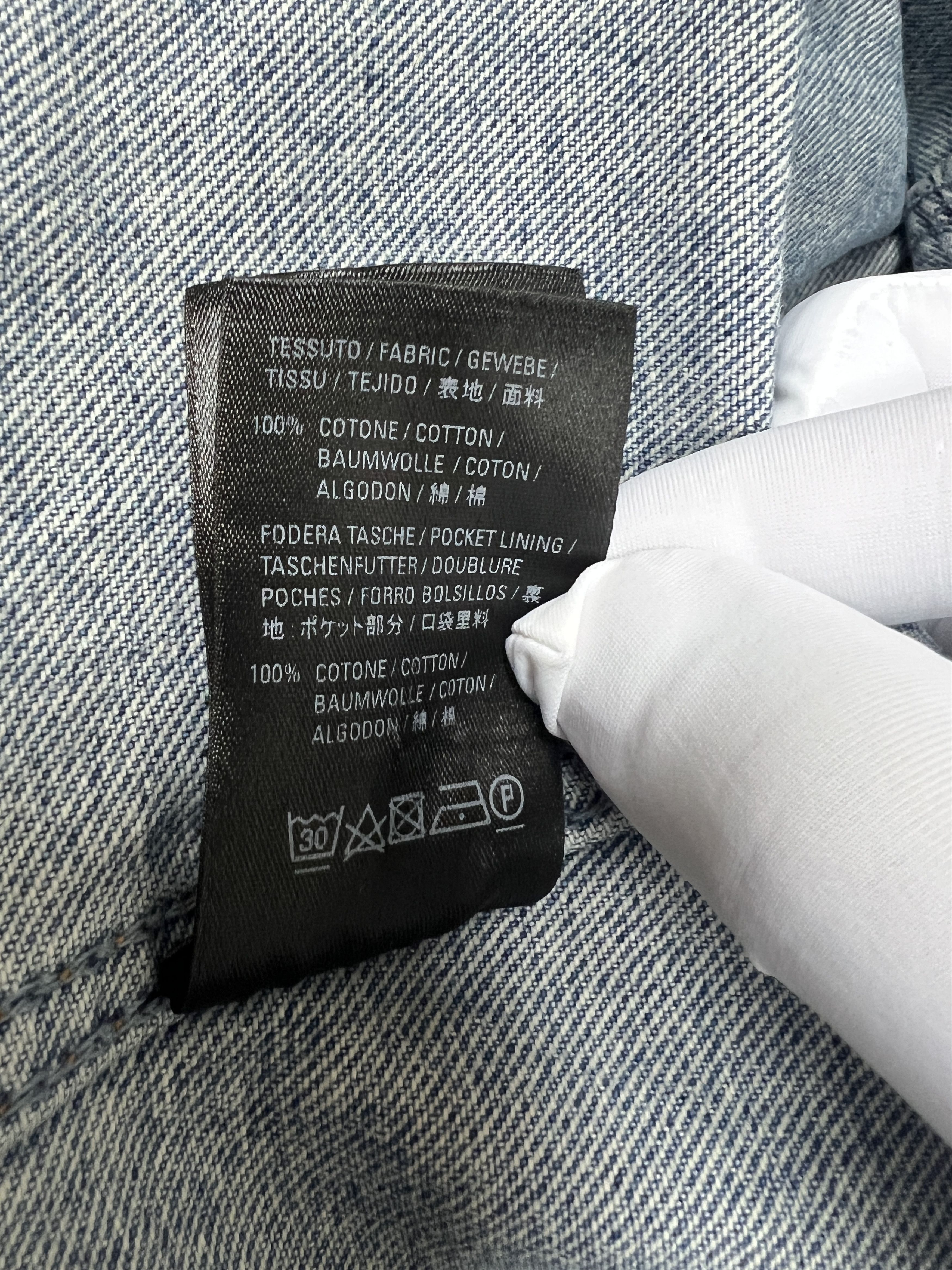 Balenciaga Balenciaga logo denim jacket Size US S / EU 44-46 / 1 - 5 Thumbnail
