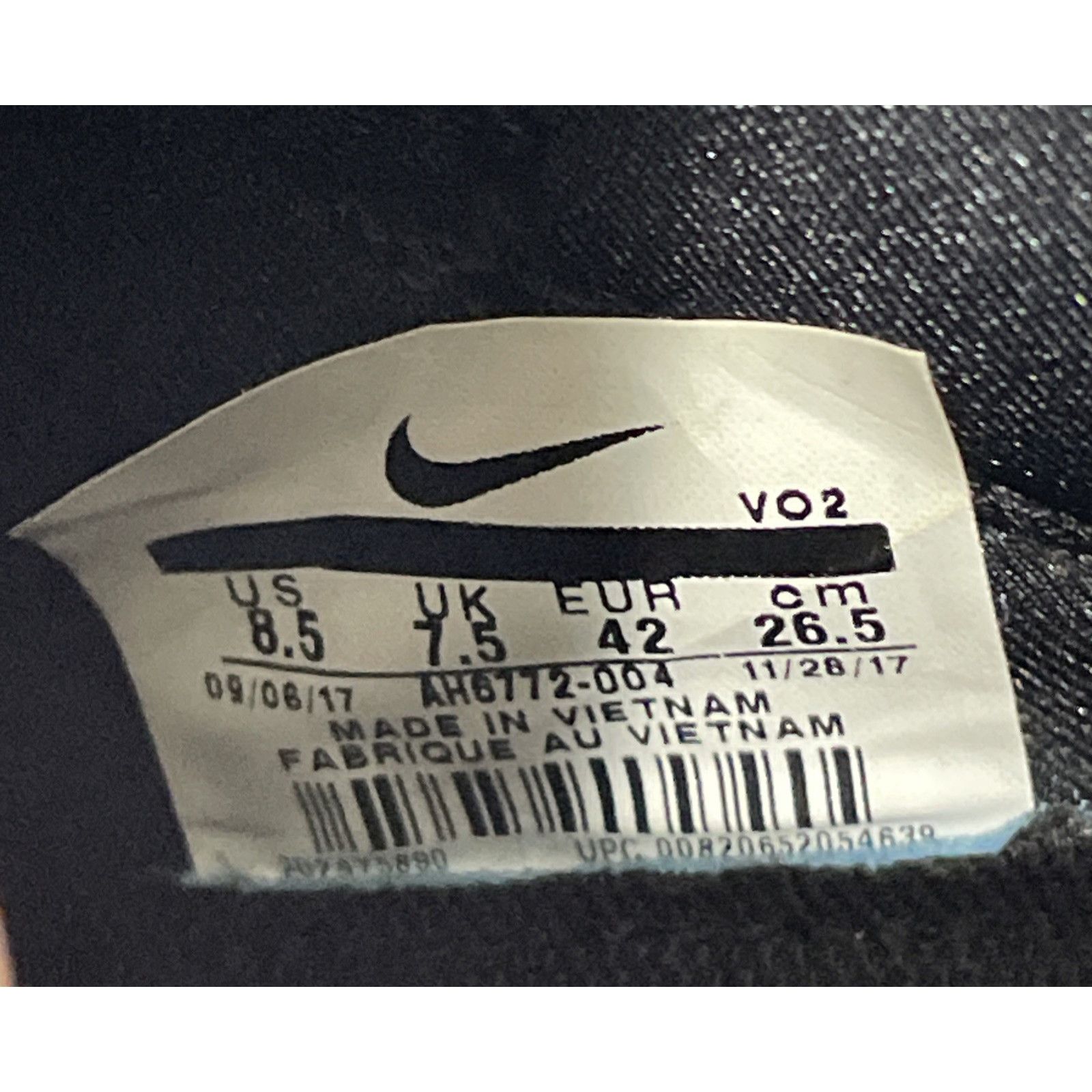 Nike NIKE Air Force 270 SAFARI Black Hyper Crimson Men's 8.5 Size US 8.5 / EU 41-42 - 11 Thumbnail